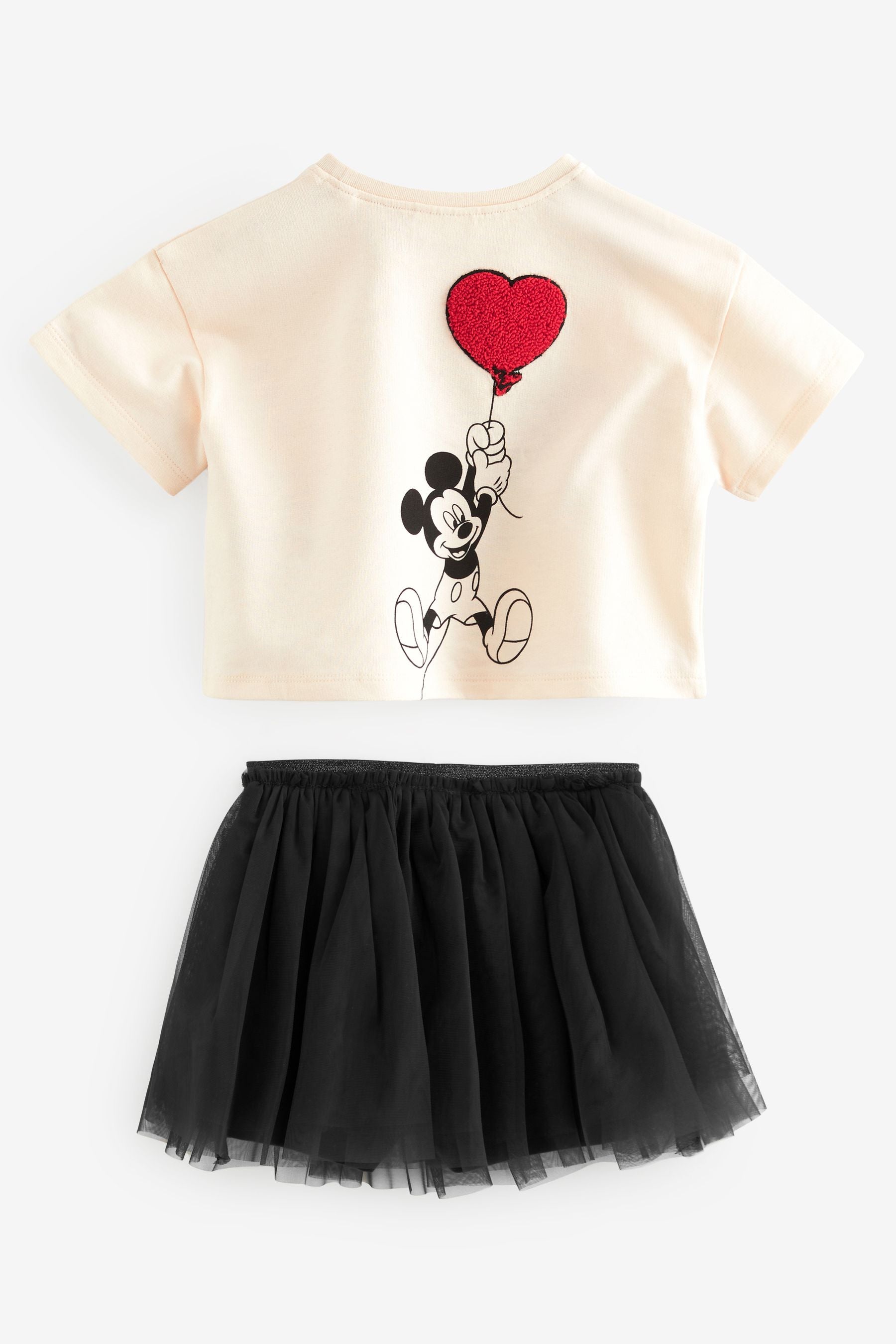 Black/White Minnie and Mickey Skirt Set (3mths-7yrs)