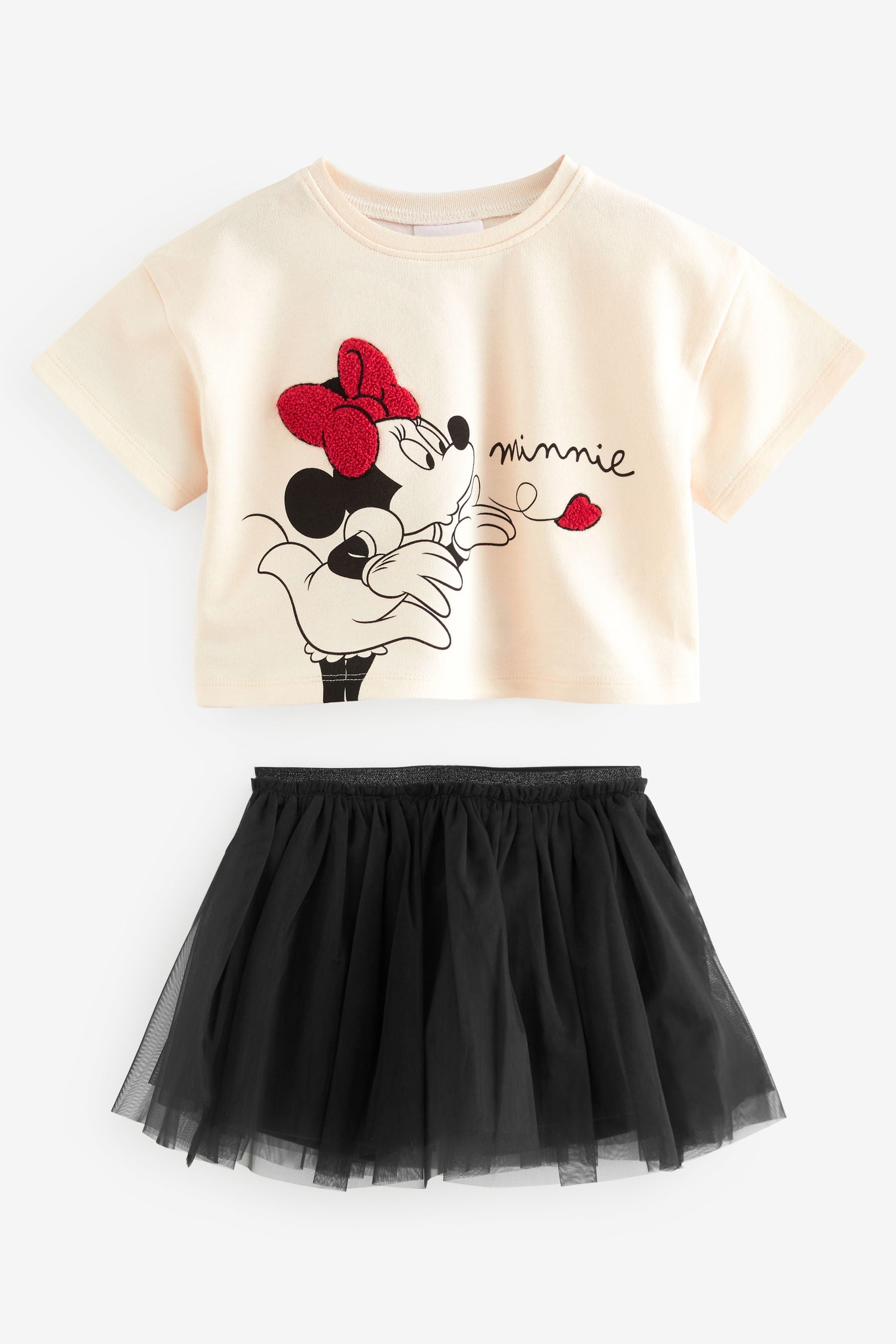 Black/White Minnie and Mickey Skirt Set (3mths-7yrs)