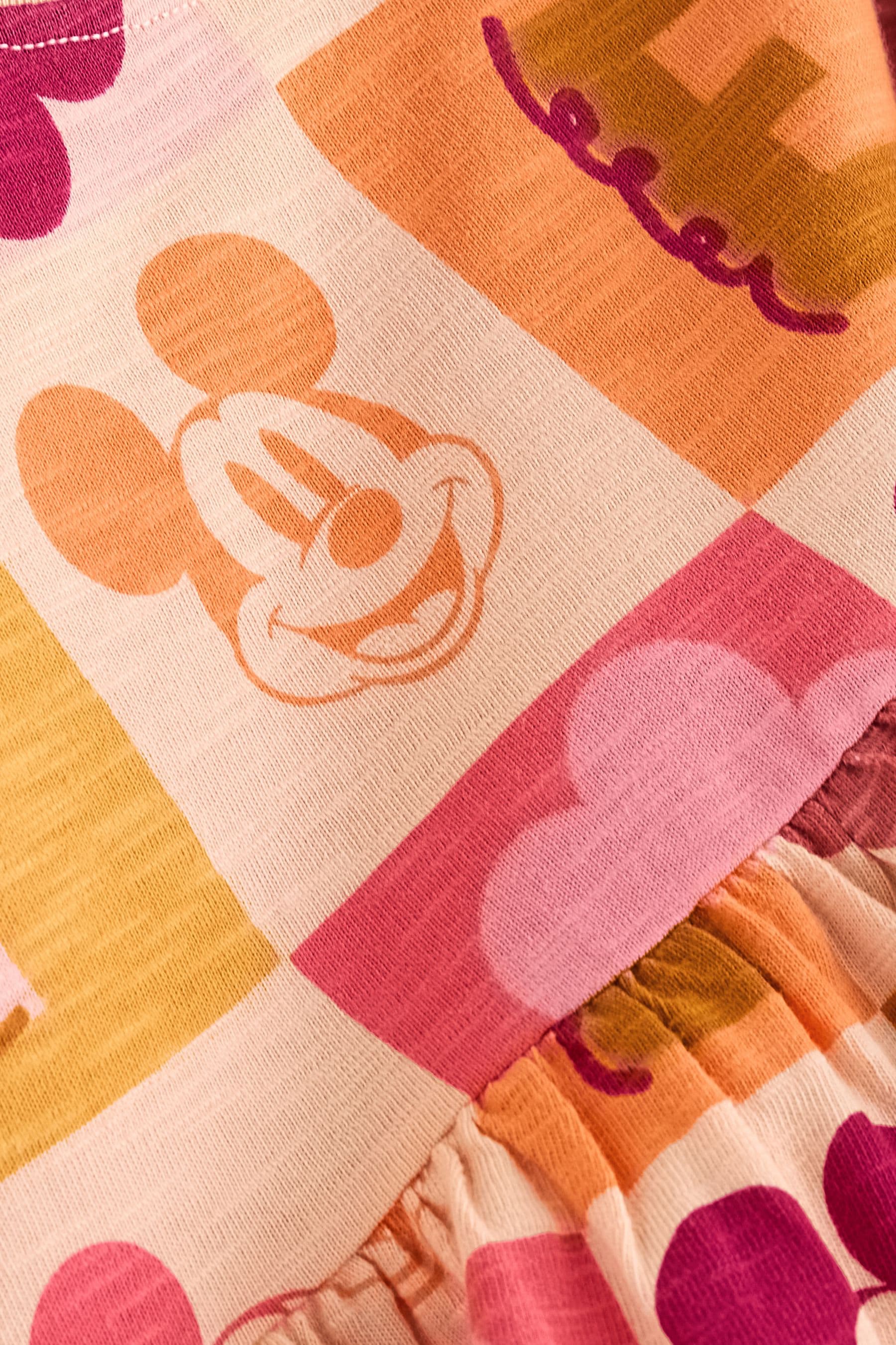 Orange Mickey Mouse Dress (3mths-7yrs)