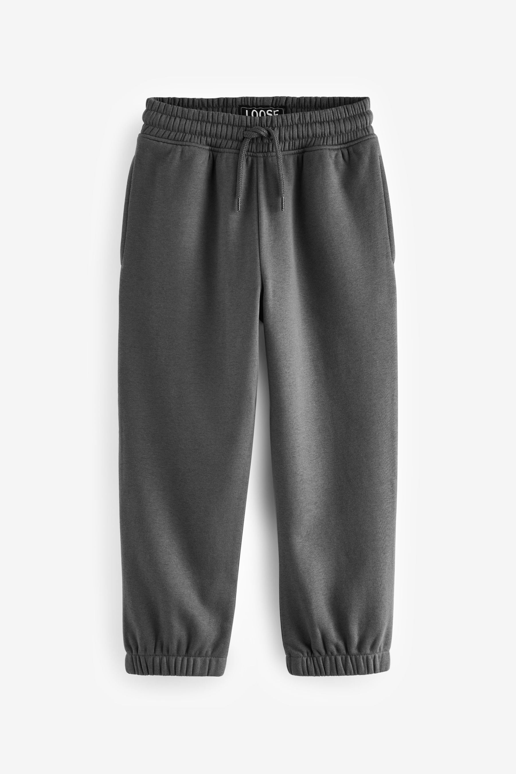 Black/Grey/Charcoal Basic Regular Fit Joggers 3 Pack (3-16yrs)