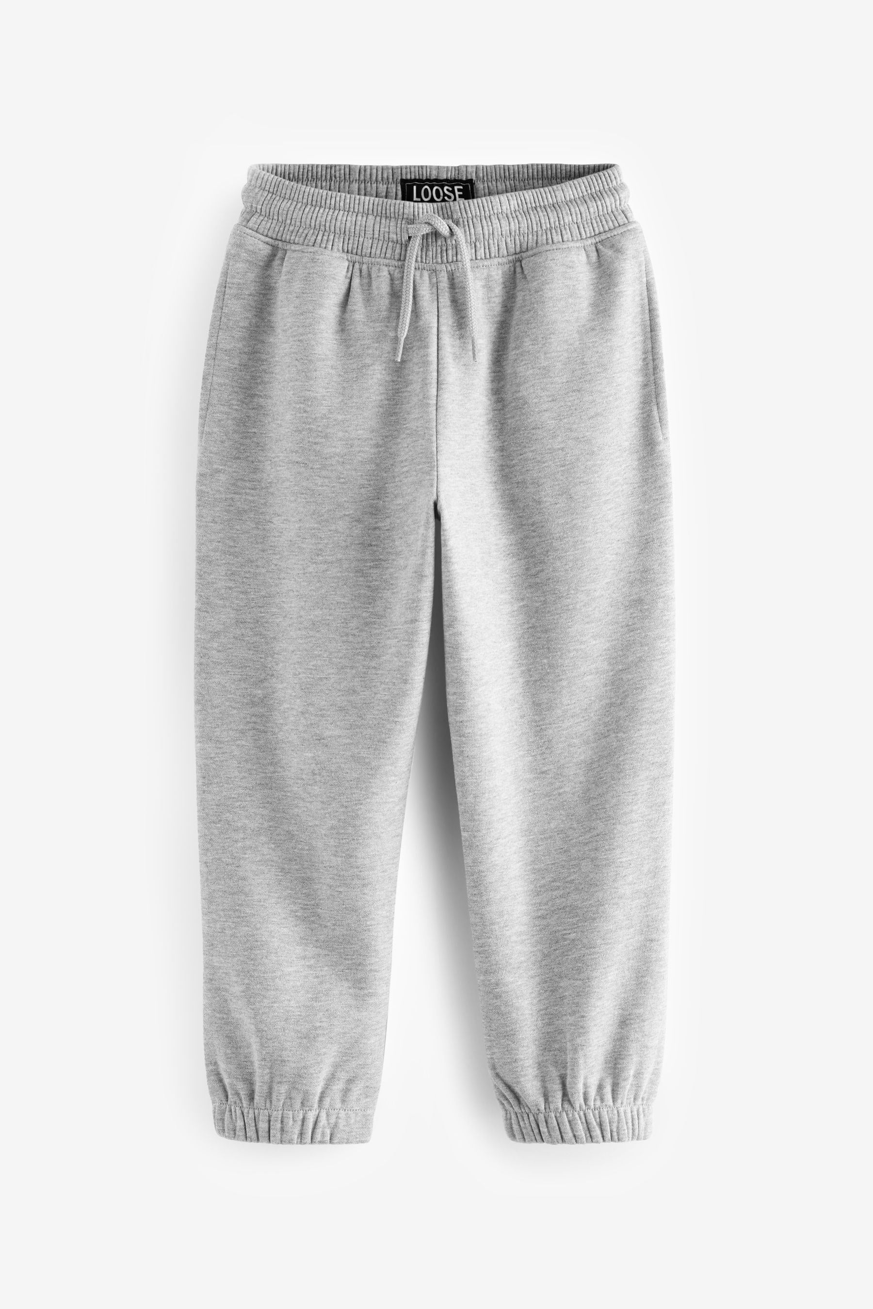 Black/Grey/Charcoal Basic Regular Fit Joggers 3 Pack (3-16yrs)