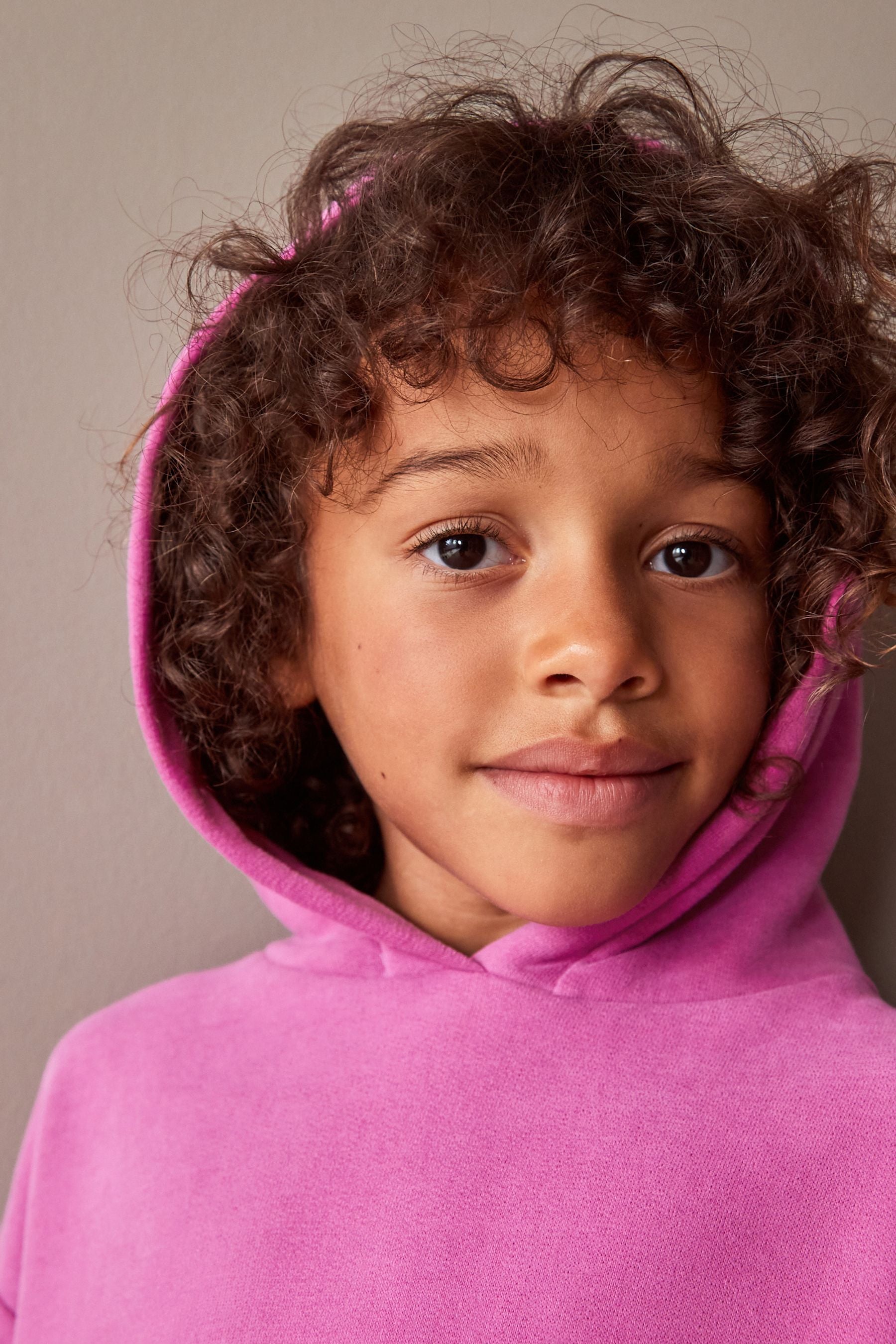 Bright Pink Longline Hoodie (3-16yrs)