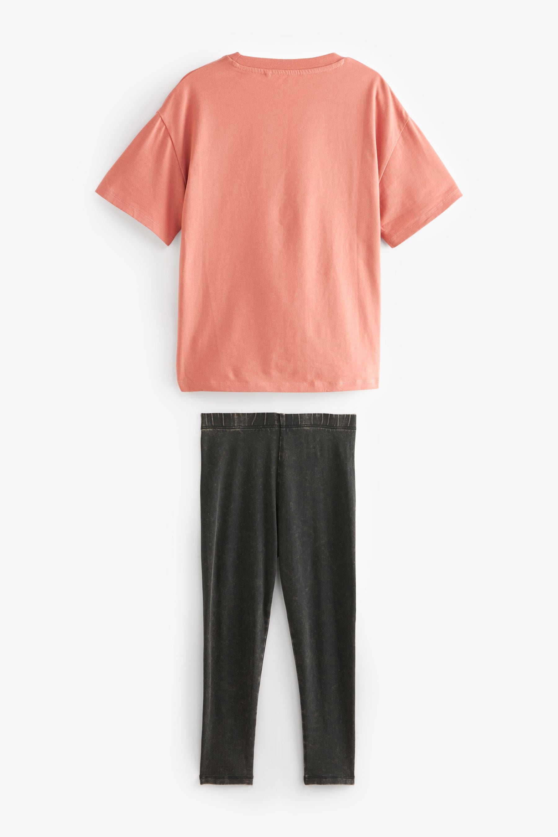 Orange Celestial T-Shirt And Leggings Set (3-16yrs)