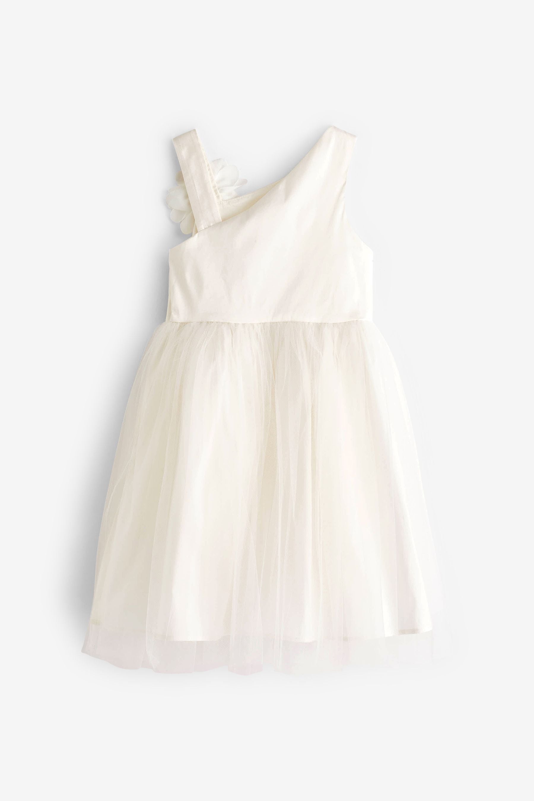 Cream Corsage Flower Girl Dress (3-16yrs)