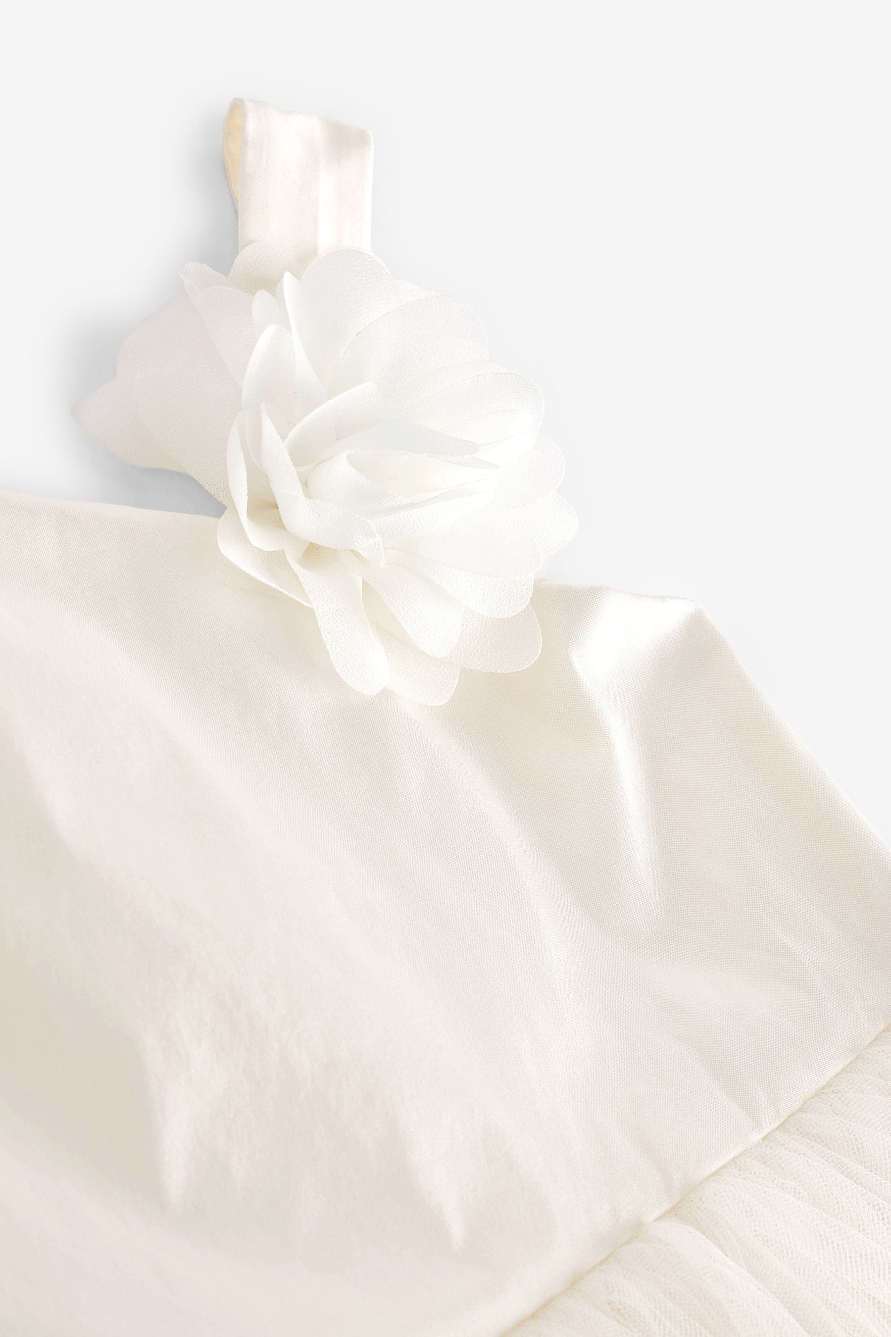 Cream Corsage Flower Girl Dress (3-16yrs)