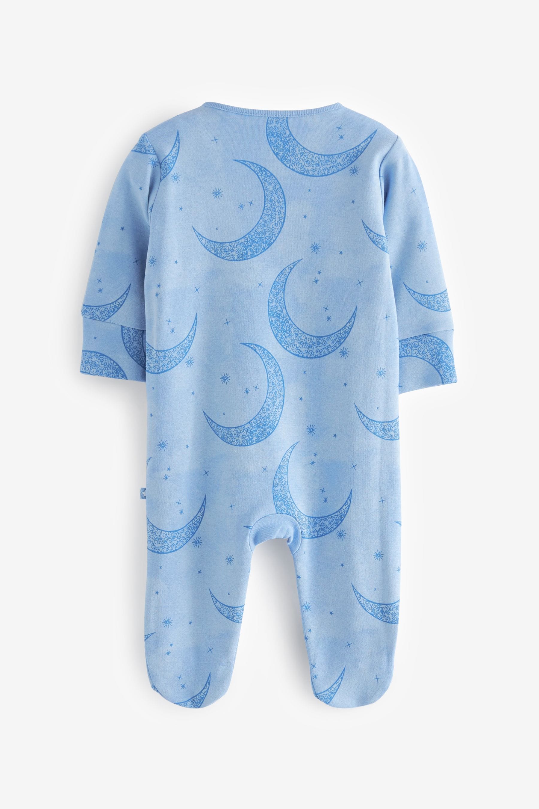 Blue Baby Eid Sleepsuit (0mths-2yrs)