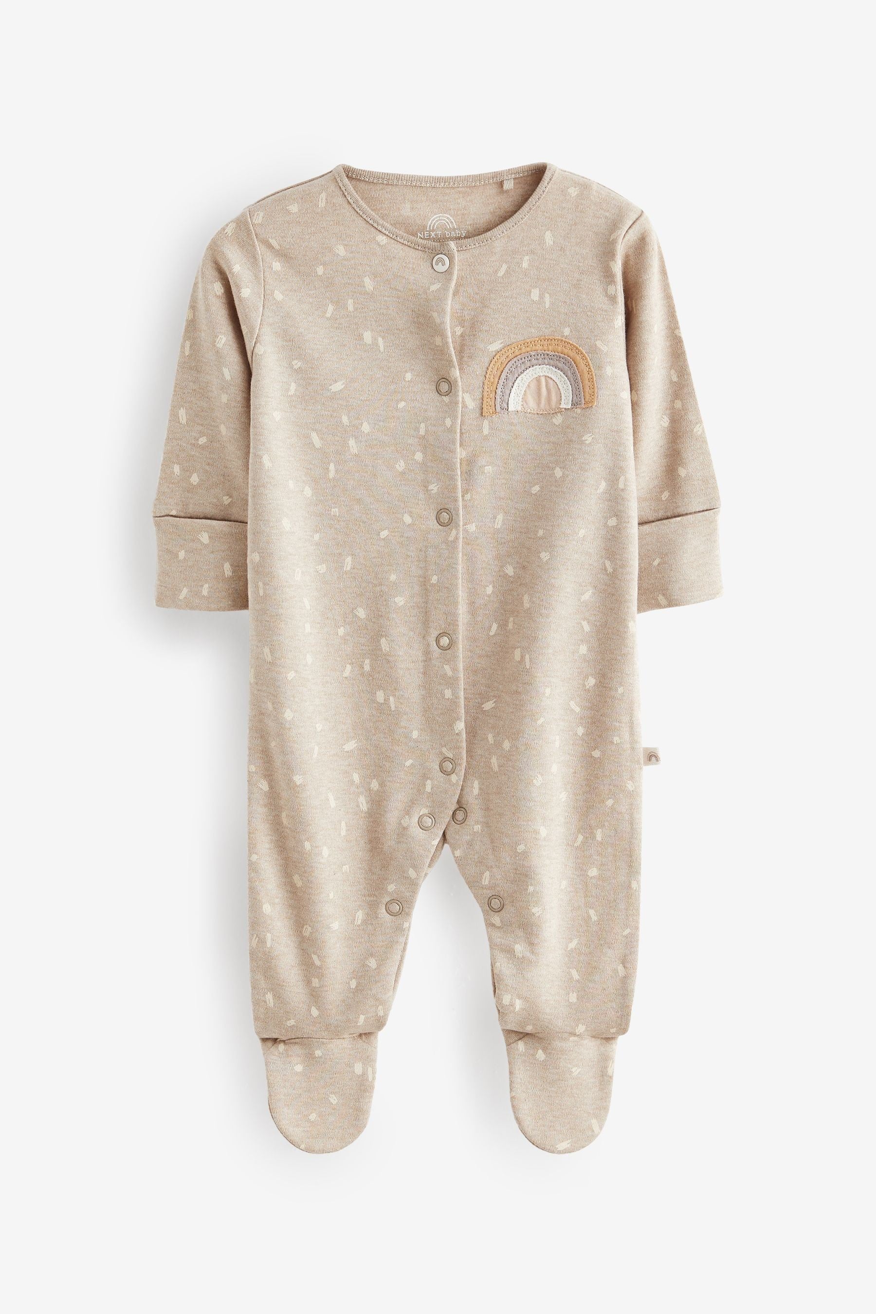 Neutral Baby Sleepsuits 5 Pack (0mths-2yrs)