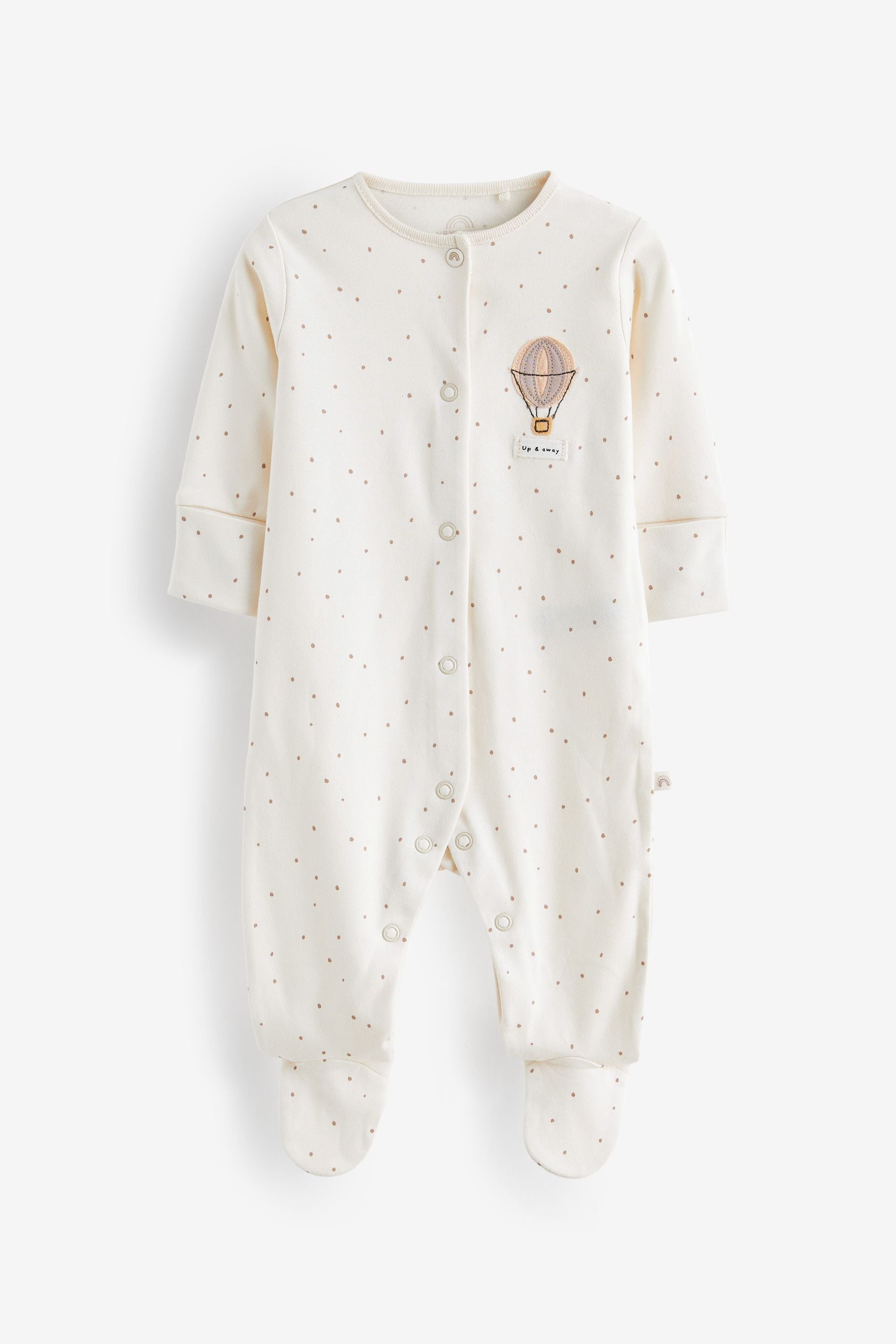 Neutral Baby Sleepsuits 5 Pack (0mths-2yrs)