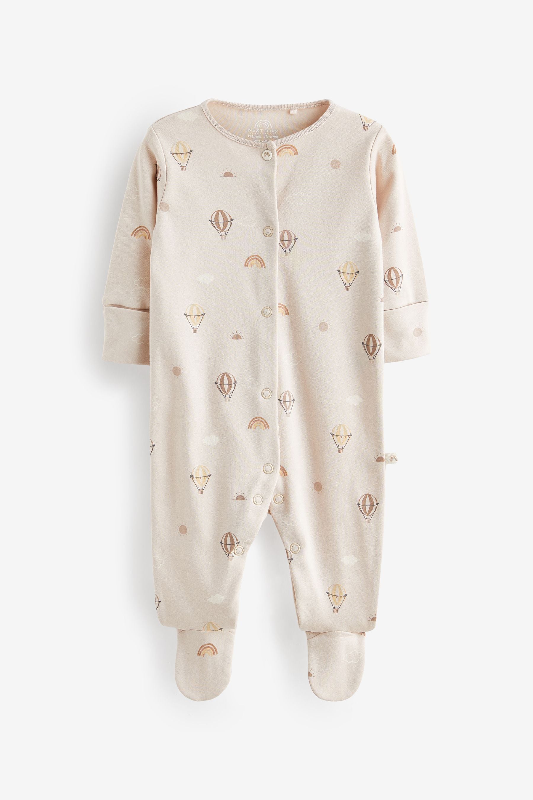 Neutral Baby Sleepsuits 5 Pack (0mths-2yrs)