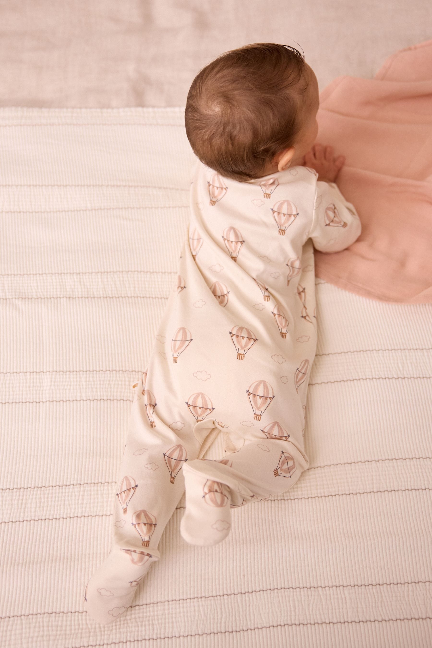 Neutral Baby Sleepsuits 5 Pack (0mths-2yrs)