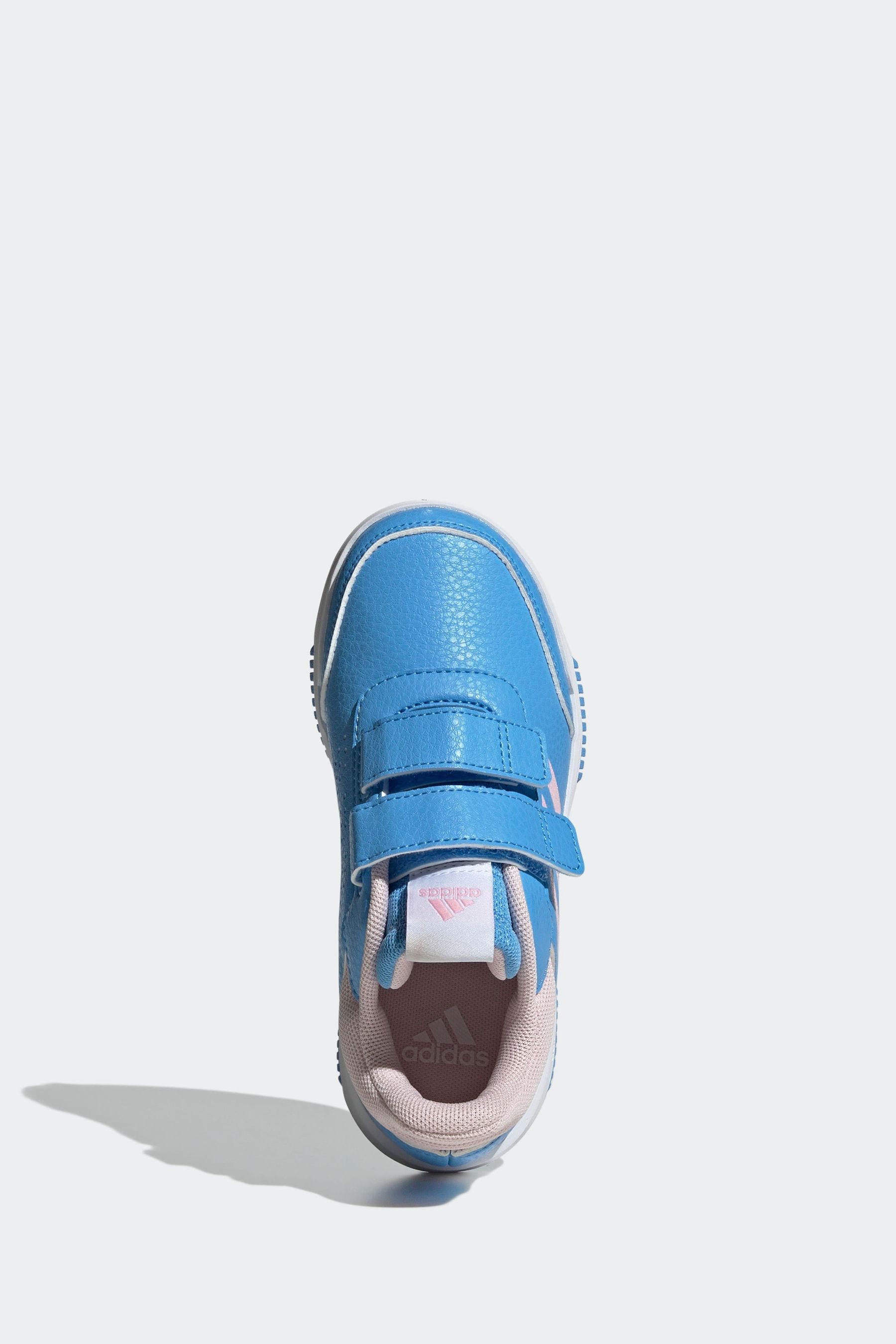 Blue/Pink adidas Kids Sportswear Tensaur Hook And Loop Trainers