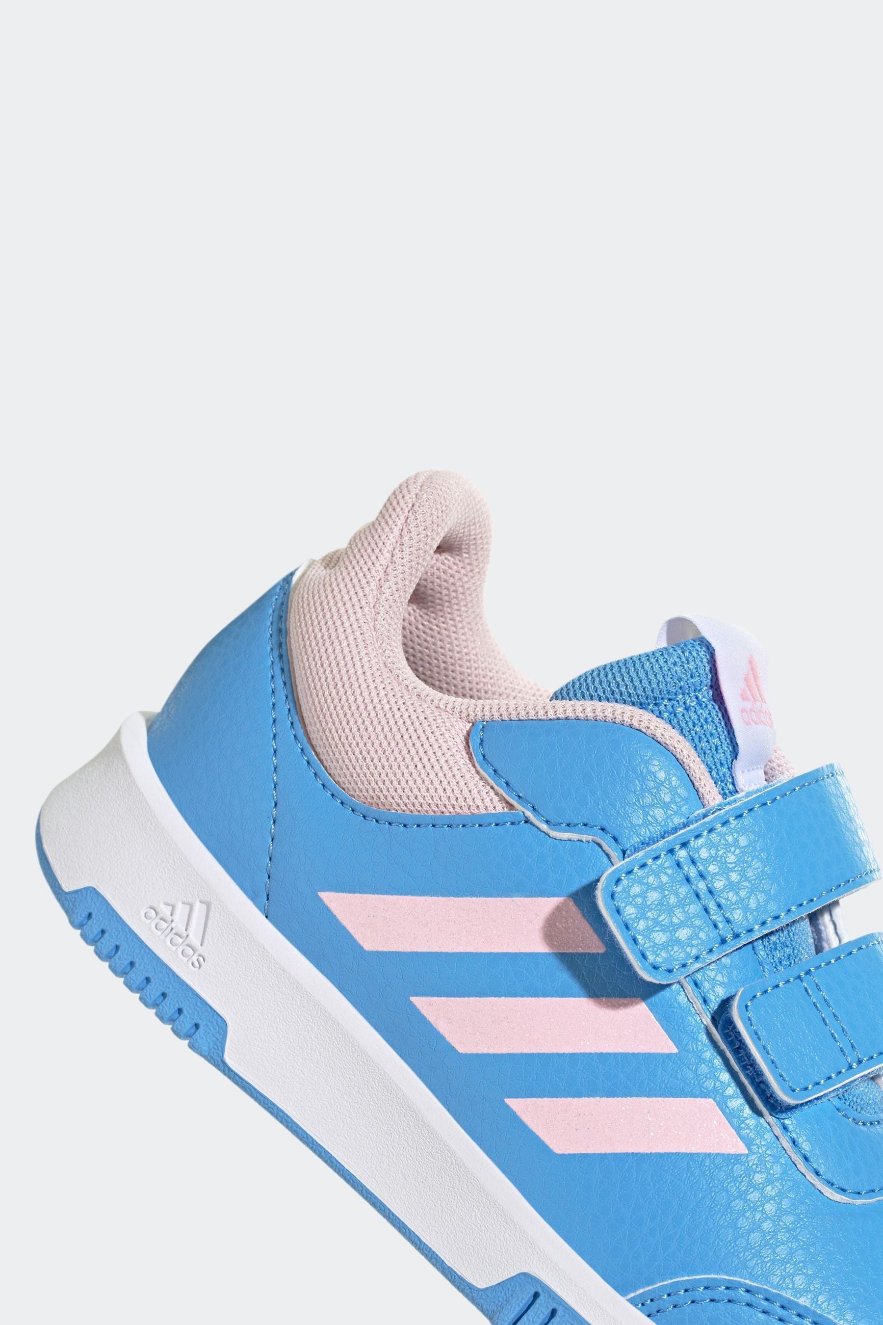 Blue/Pink adidas Kids Sportswear Tensaur Hook And Loop Trainers