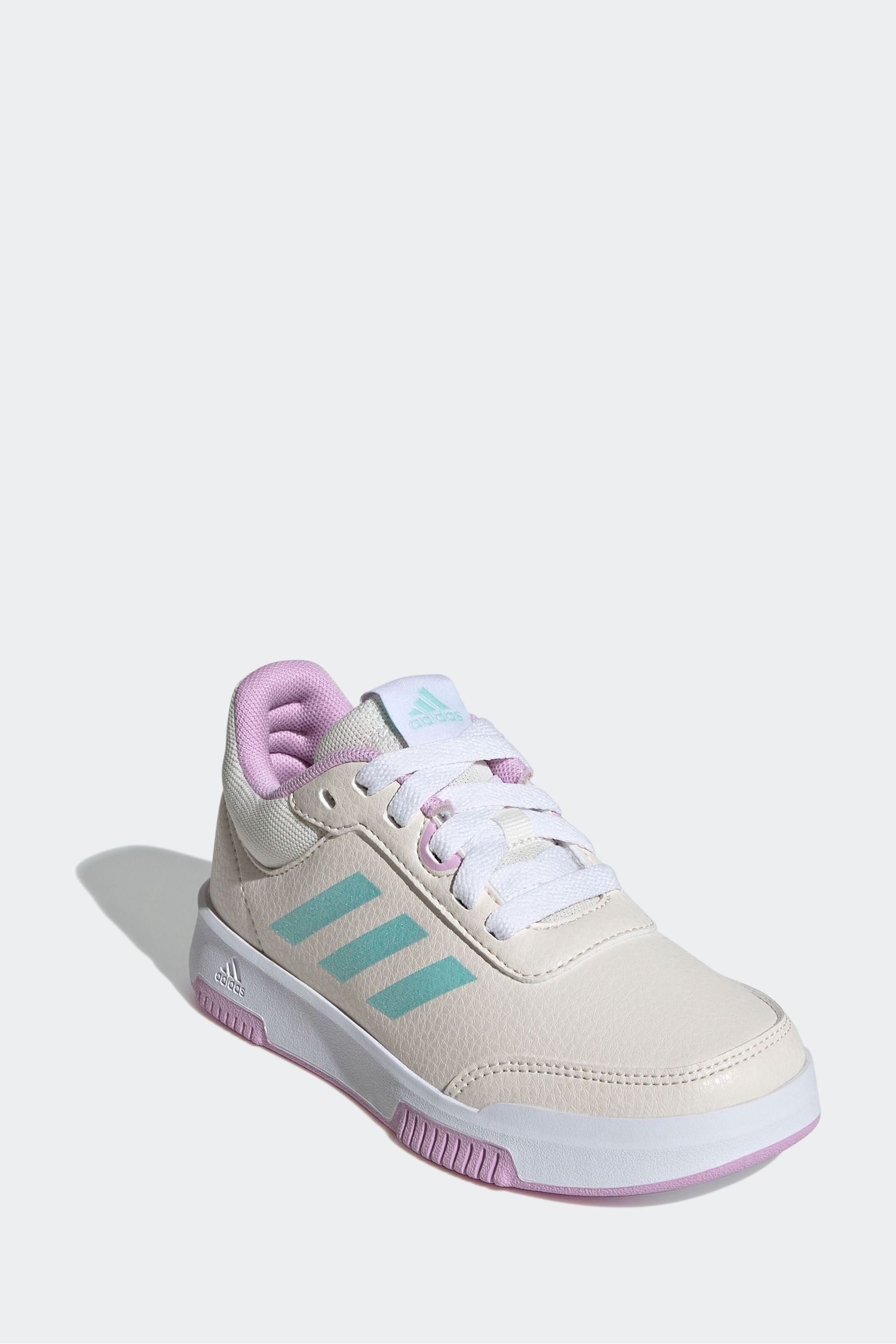 Cream/Pink adidas Kids Tensaur Sport 2.0 K Trainers