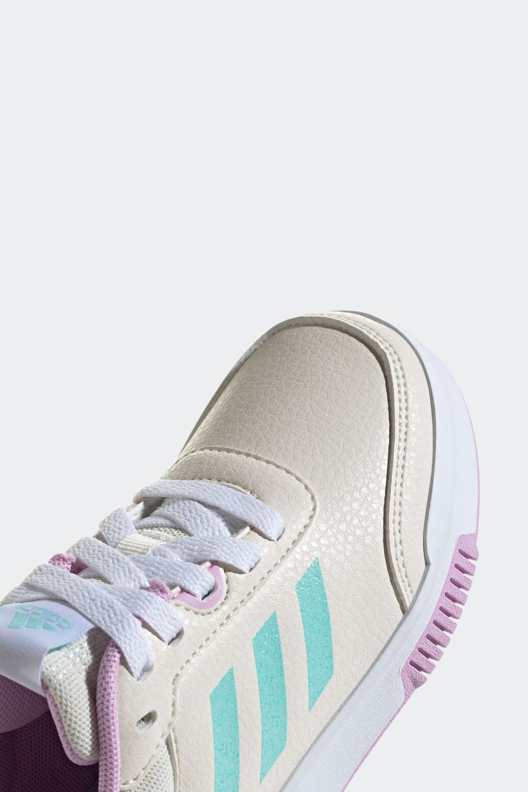 adidas Cream/Pink Kids Tensaur Sport 2.0 K Trainers