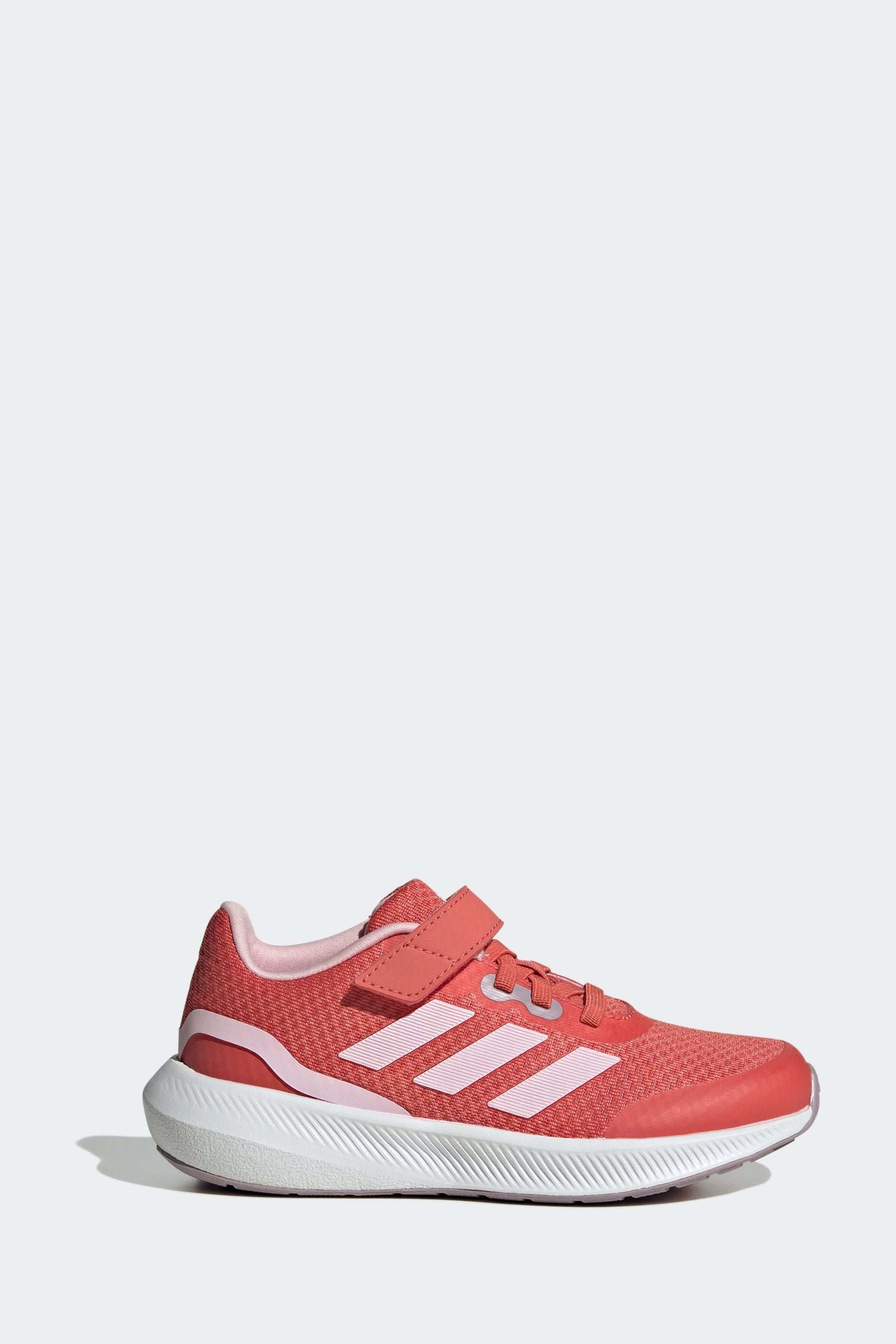 Red adidas Sportswear Runfalcon 3.0 Elastic Lace Top Strap Trainers