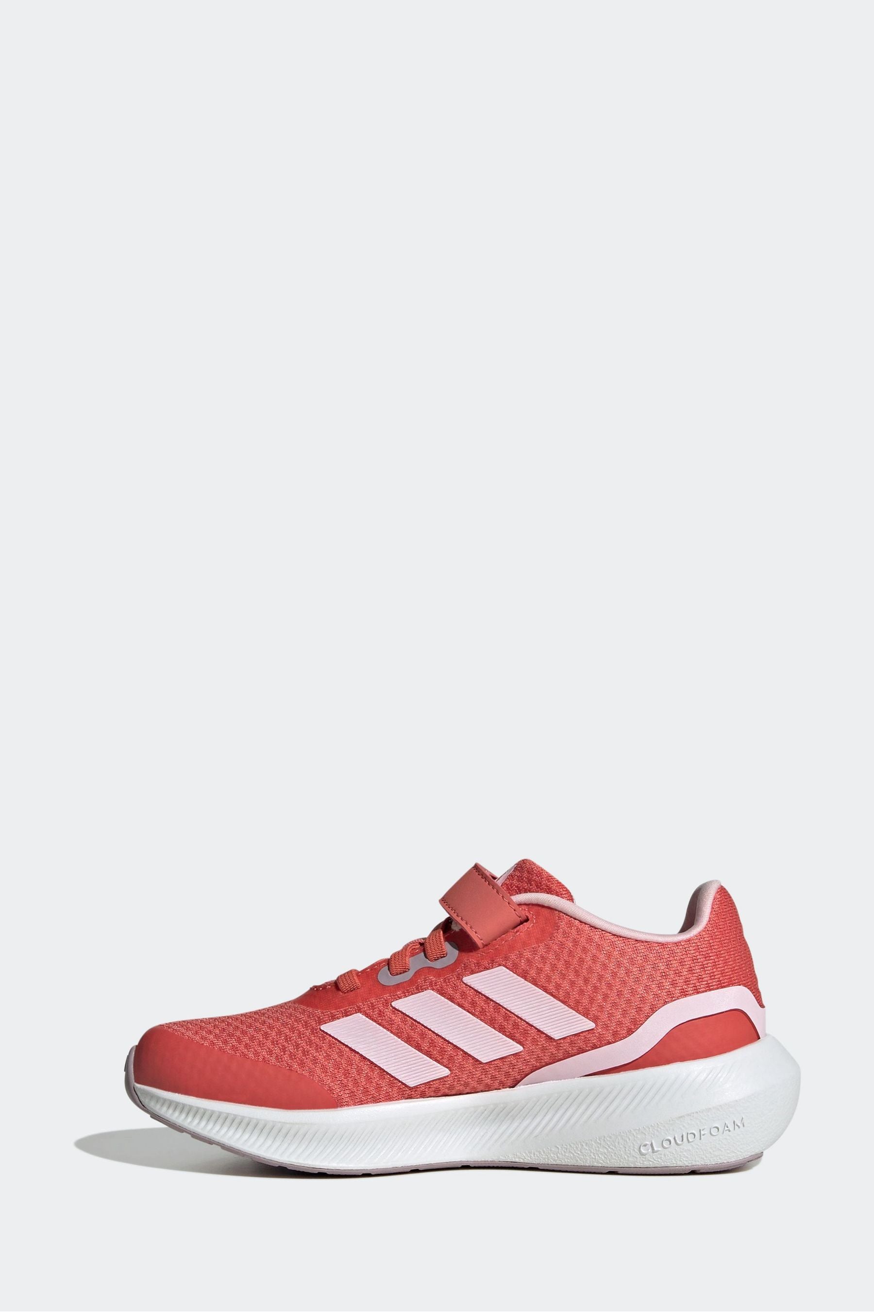 Red adidas Sportswear Runfalcon 3.0 Elastic Lace Top Strap Trainers