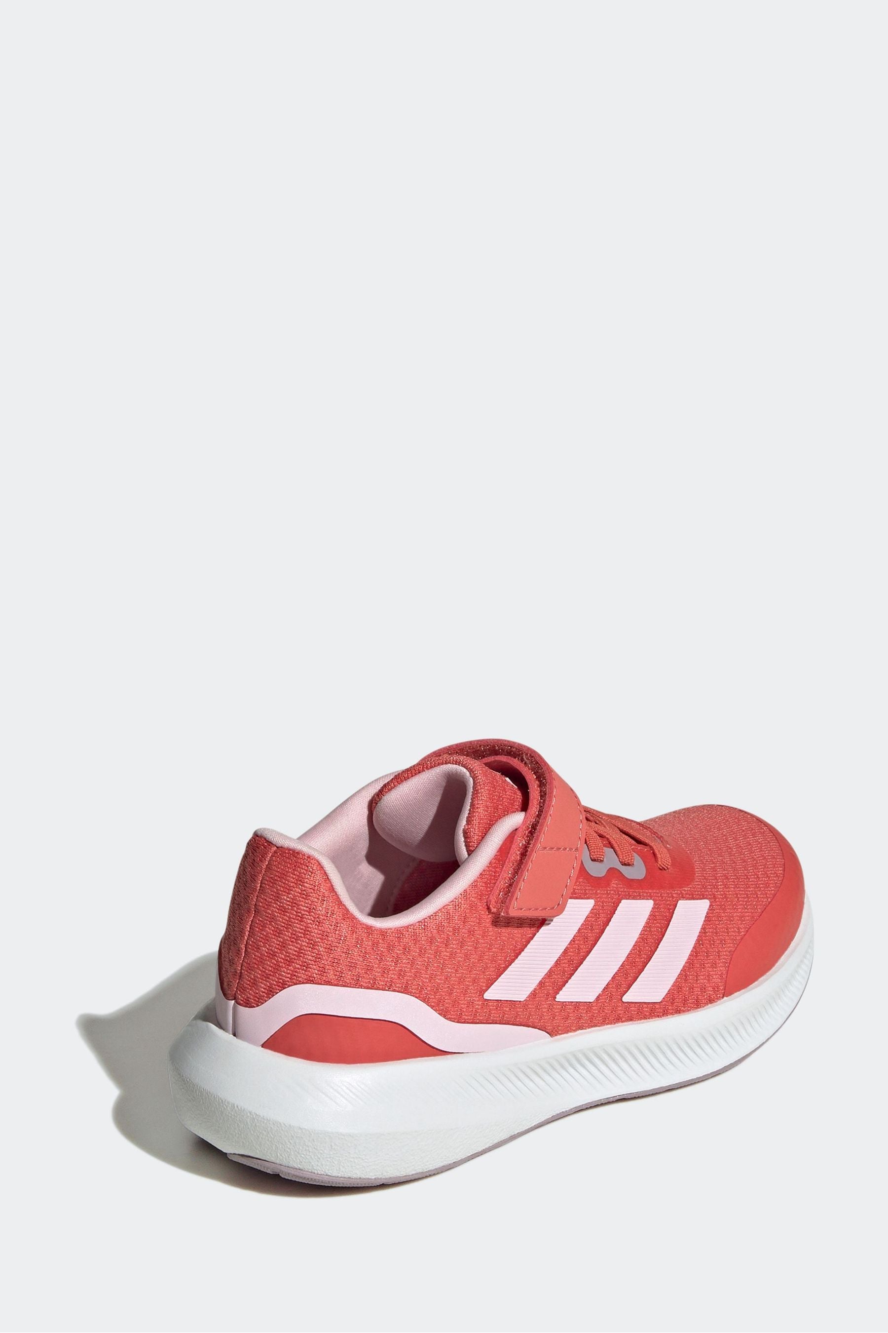 Red adidas Sportswear Runfalcon 3.0 Elastic Lace Top Strap Trainers