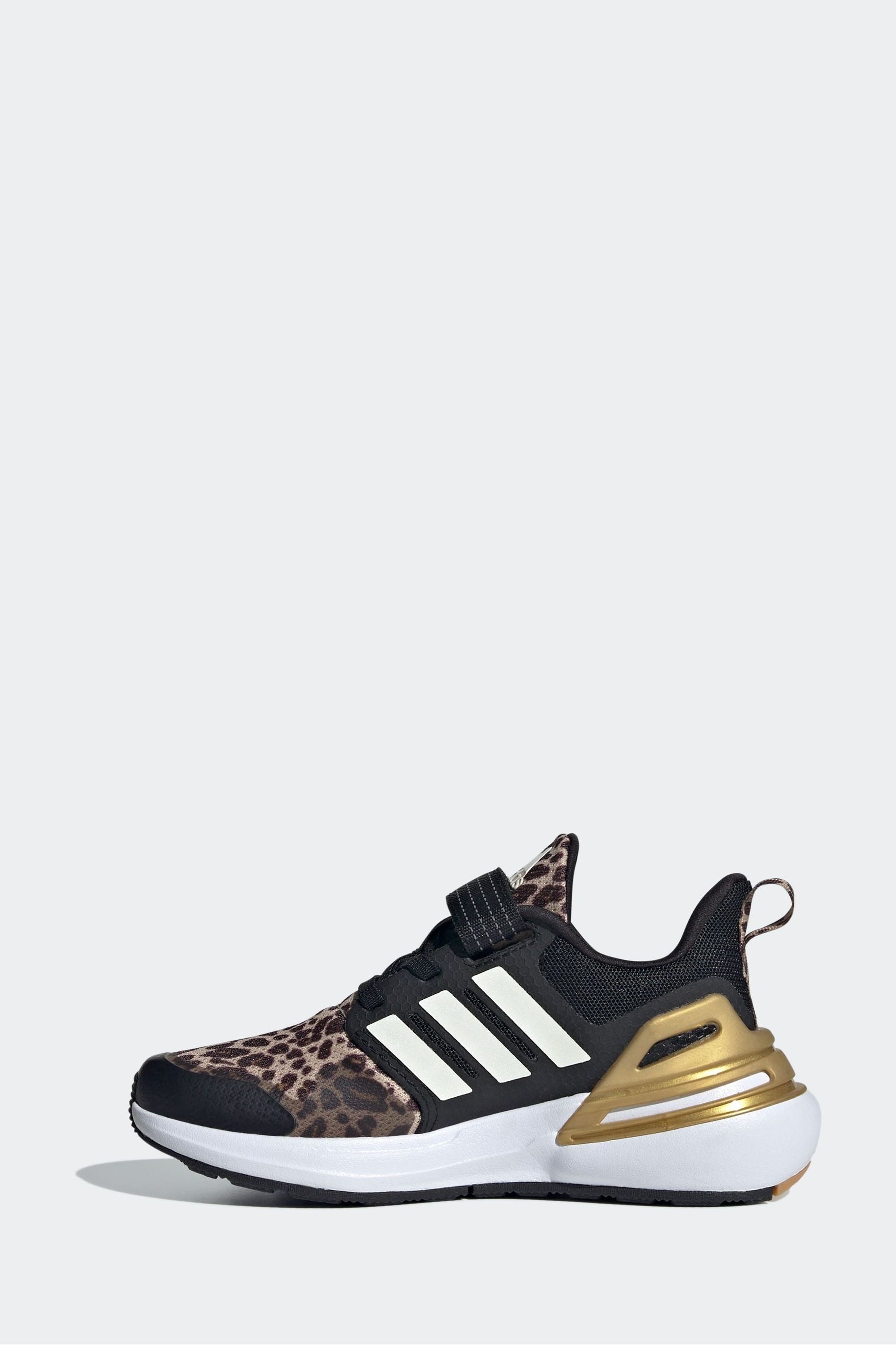 Brown adidas RapidaSport Kids Trainers