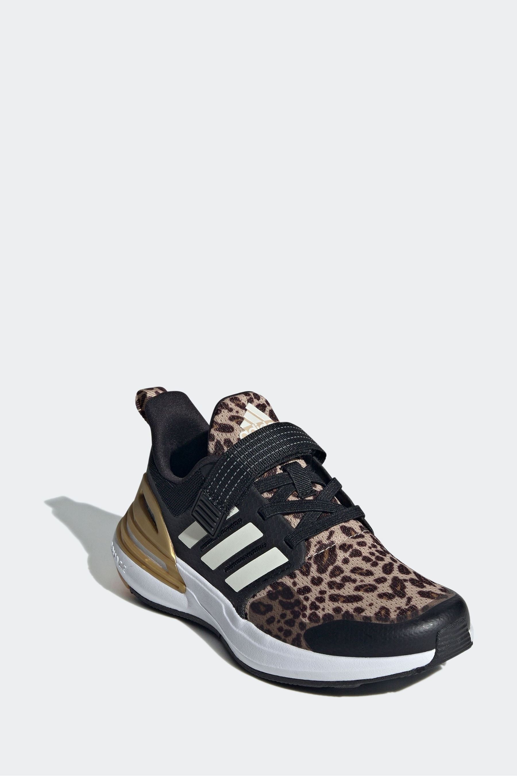 Brown adidas RapidaSport Kids Trainers