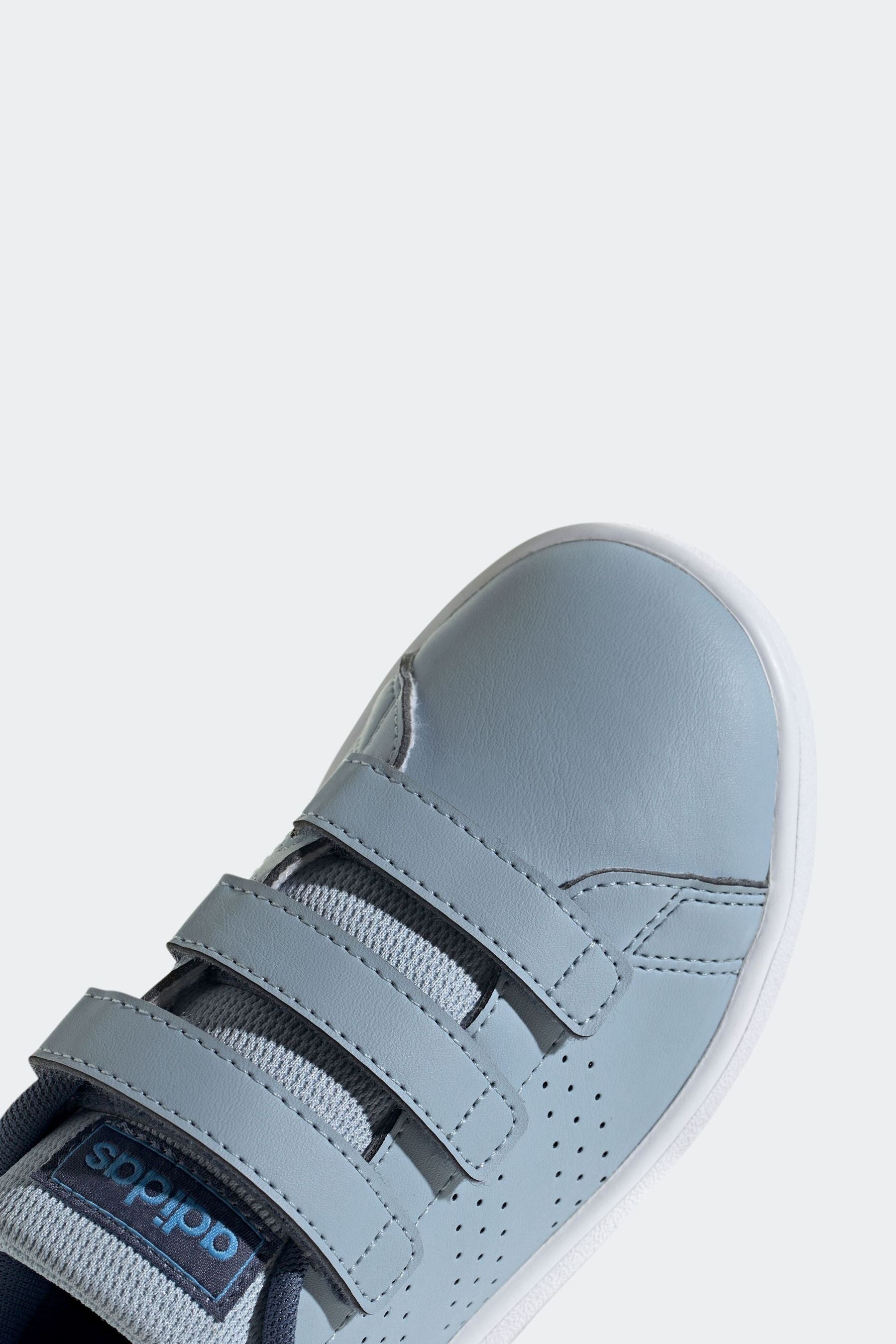 adidas Blue Sportswear Advantage Court Lifestyle Hook And Loop Trainers