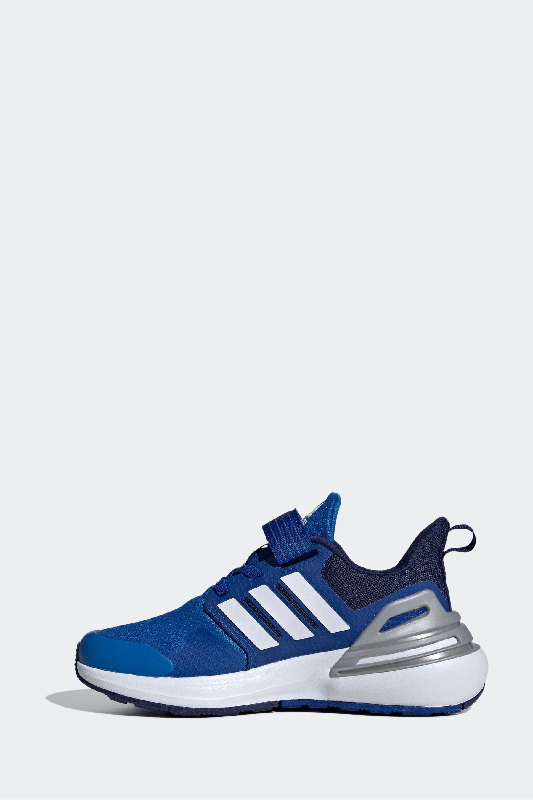 Blue adidas Sportswear Rapidasport Bounce Elastic Lace Top Strap Trainers