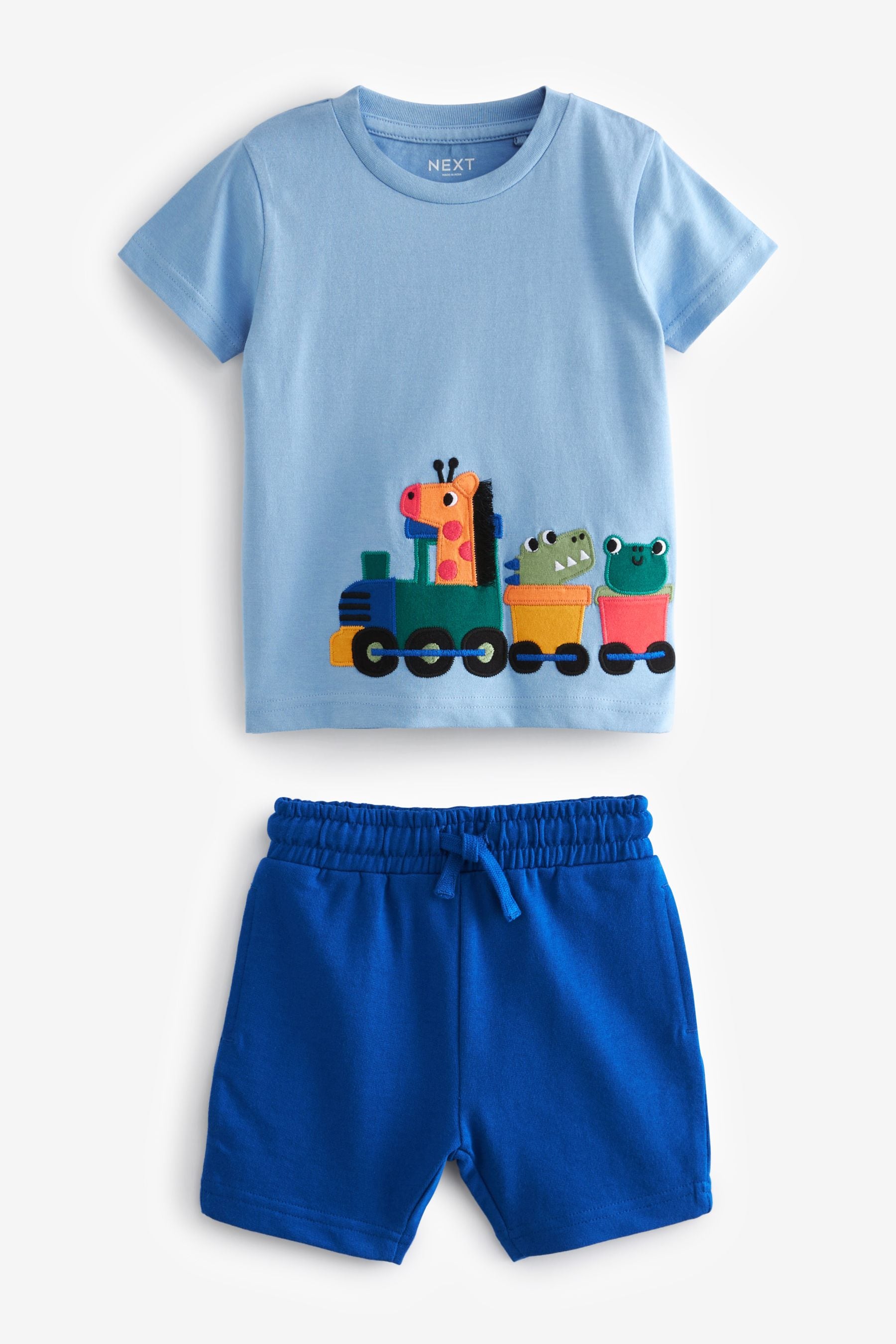 Blue/Navy T-Shirt And Shorts Set (3mths-7yrs)