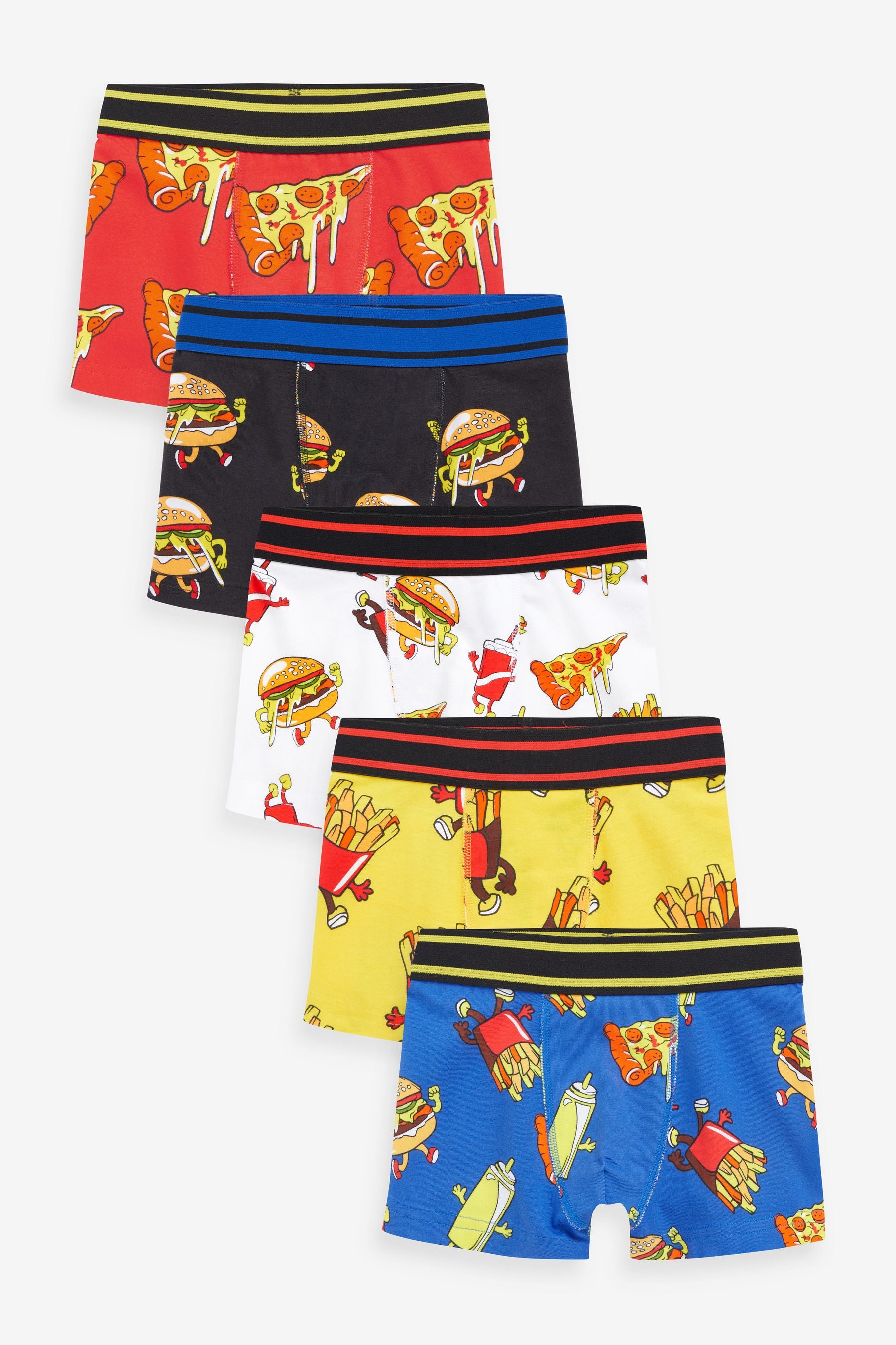 Fast Food Print Trunks 5 Pack (1.5-16yrs)