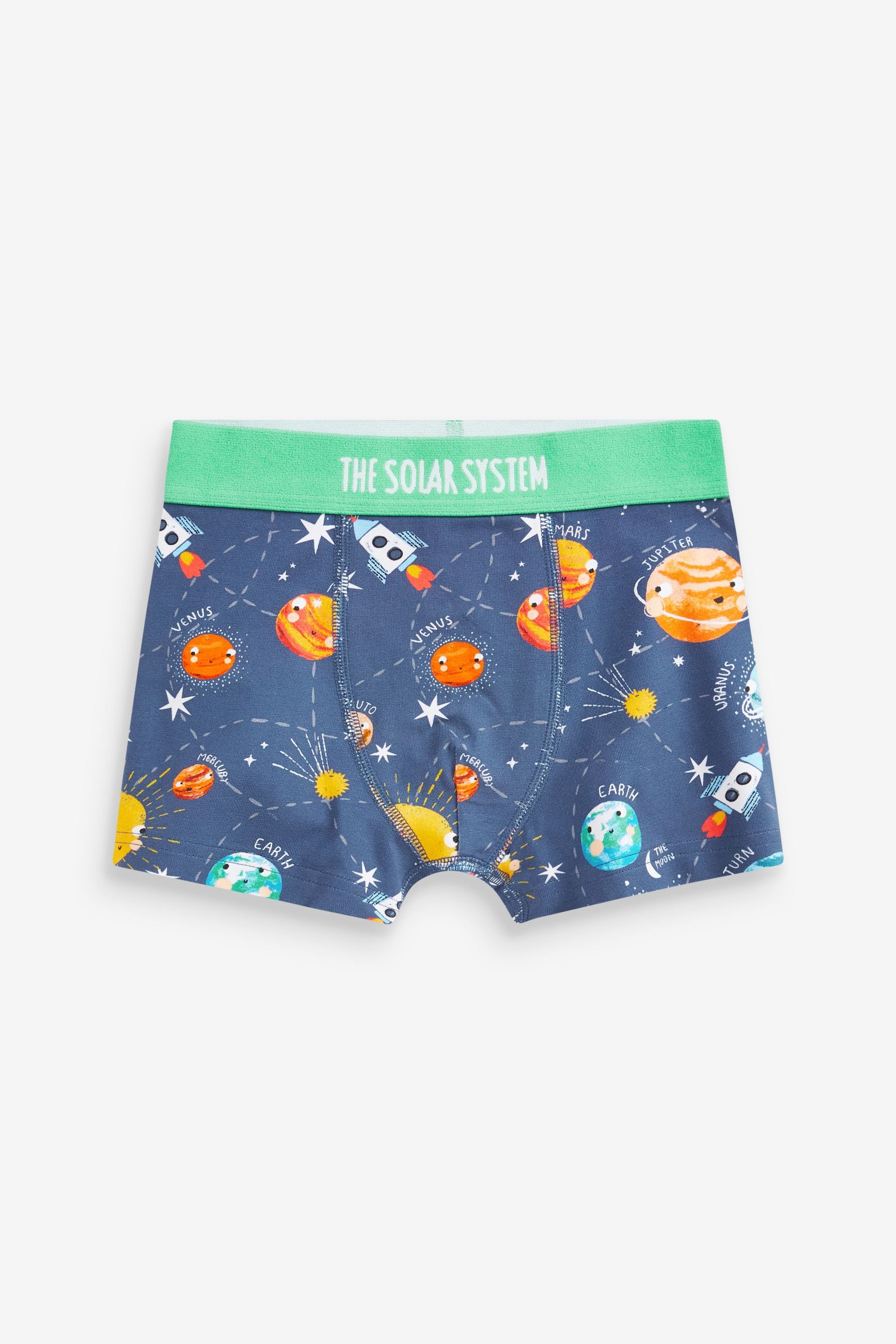 Space Print Trunks 5 Pack (1.5-16yrs)