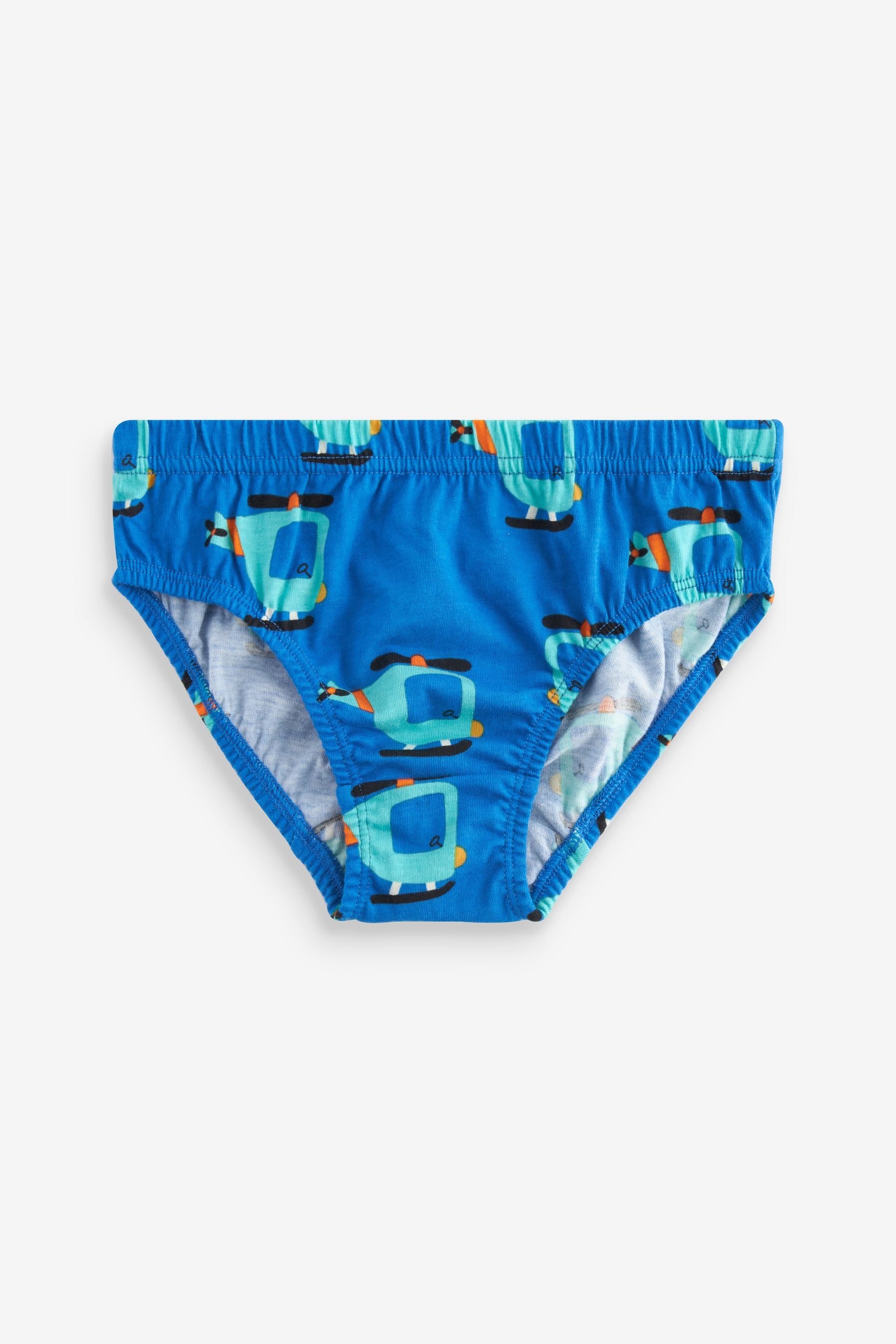 Bright Primary Print Briefs 5 Pack (1.5-10yrs)