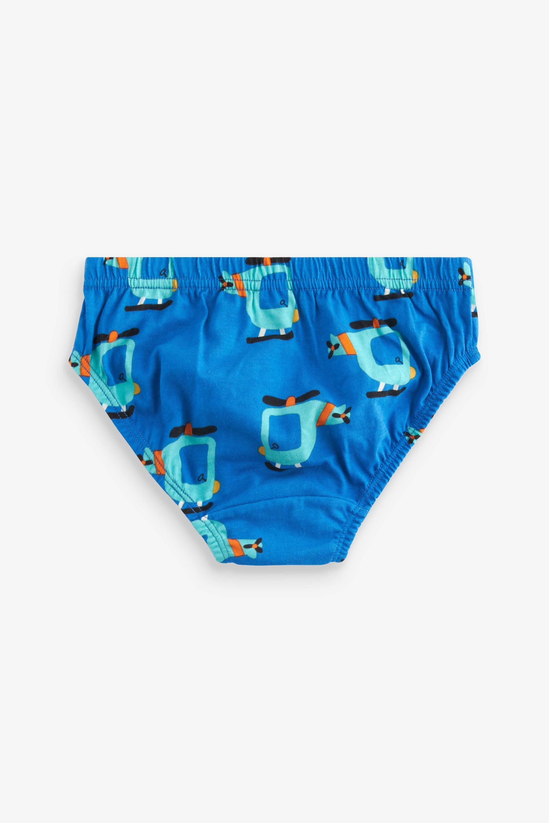 Bright Primary Print Briefs 5 Pack (1.5-10yrs)