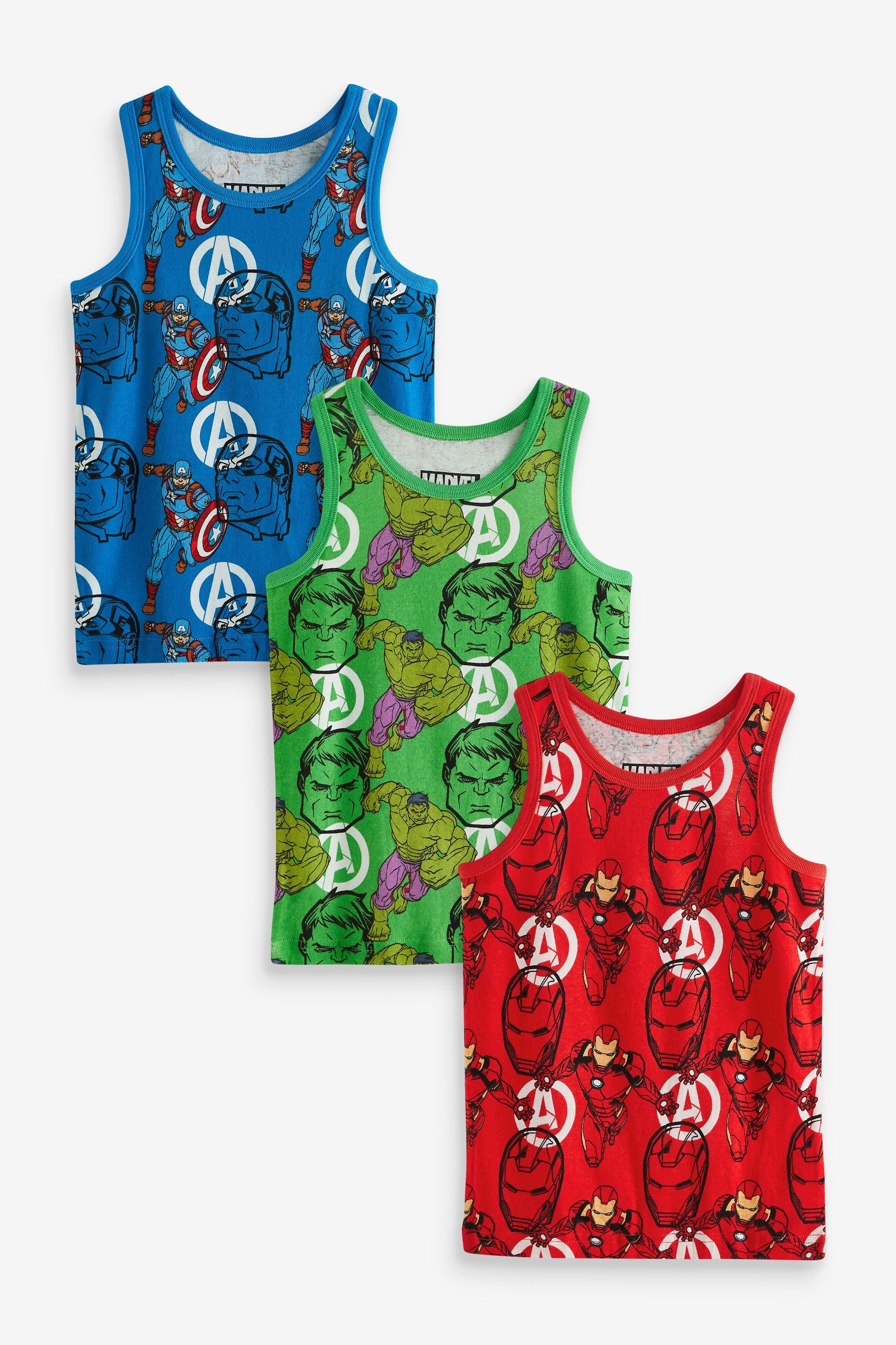 Marvel License Vests 3 Pack (1.5-12yrs)