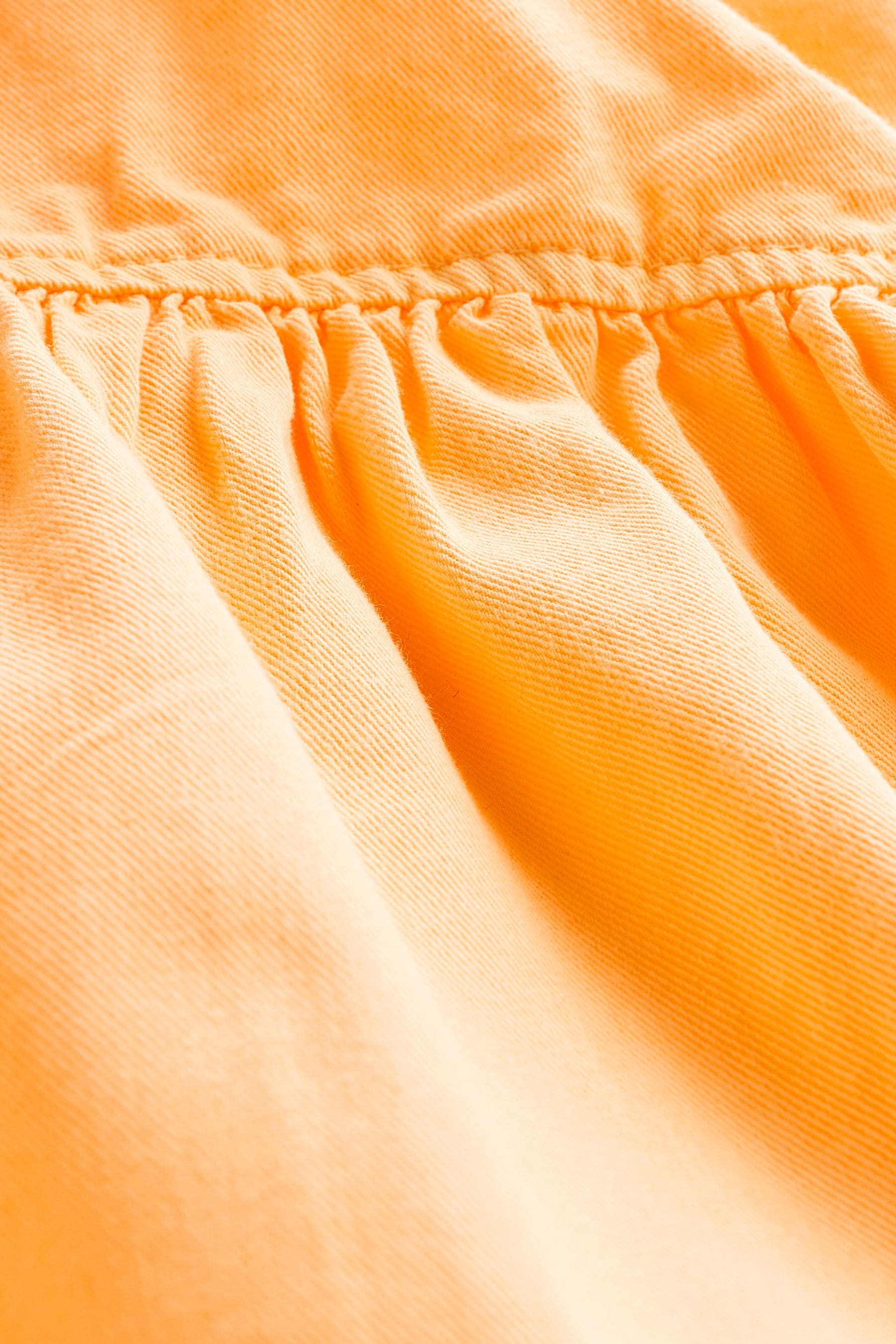 Orange Boxy Cotton Dress (3mths-7yrs)