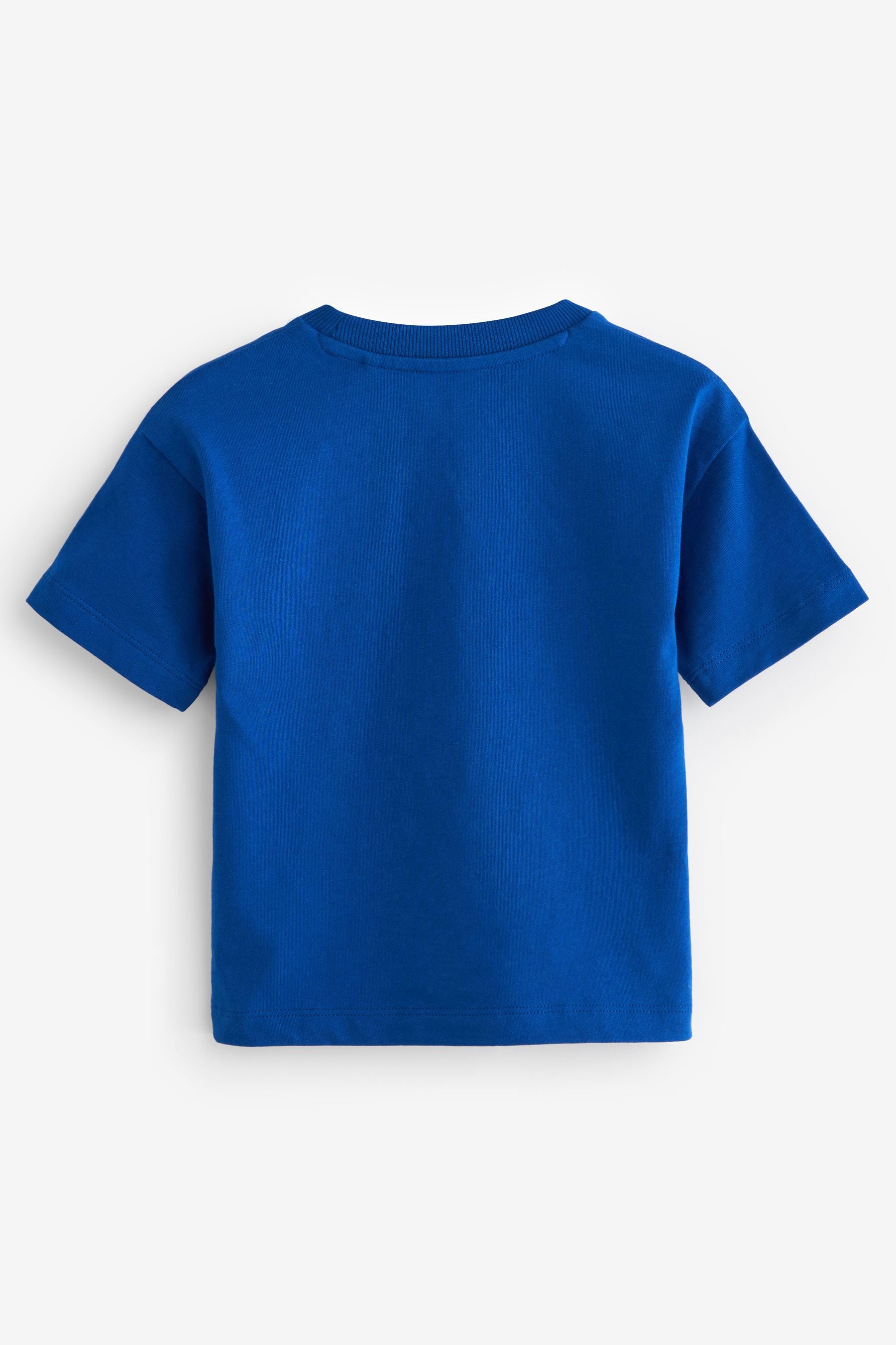 Cobalt Blue Simple Short Sleeve T-Shirt (3mths-7yrs)