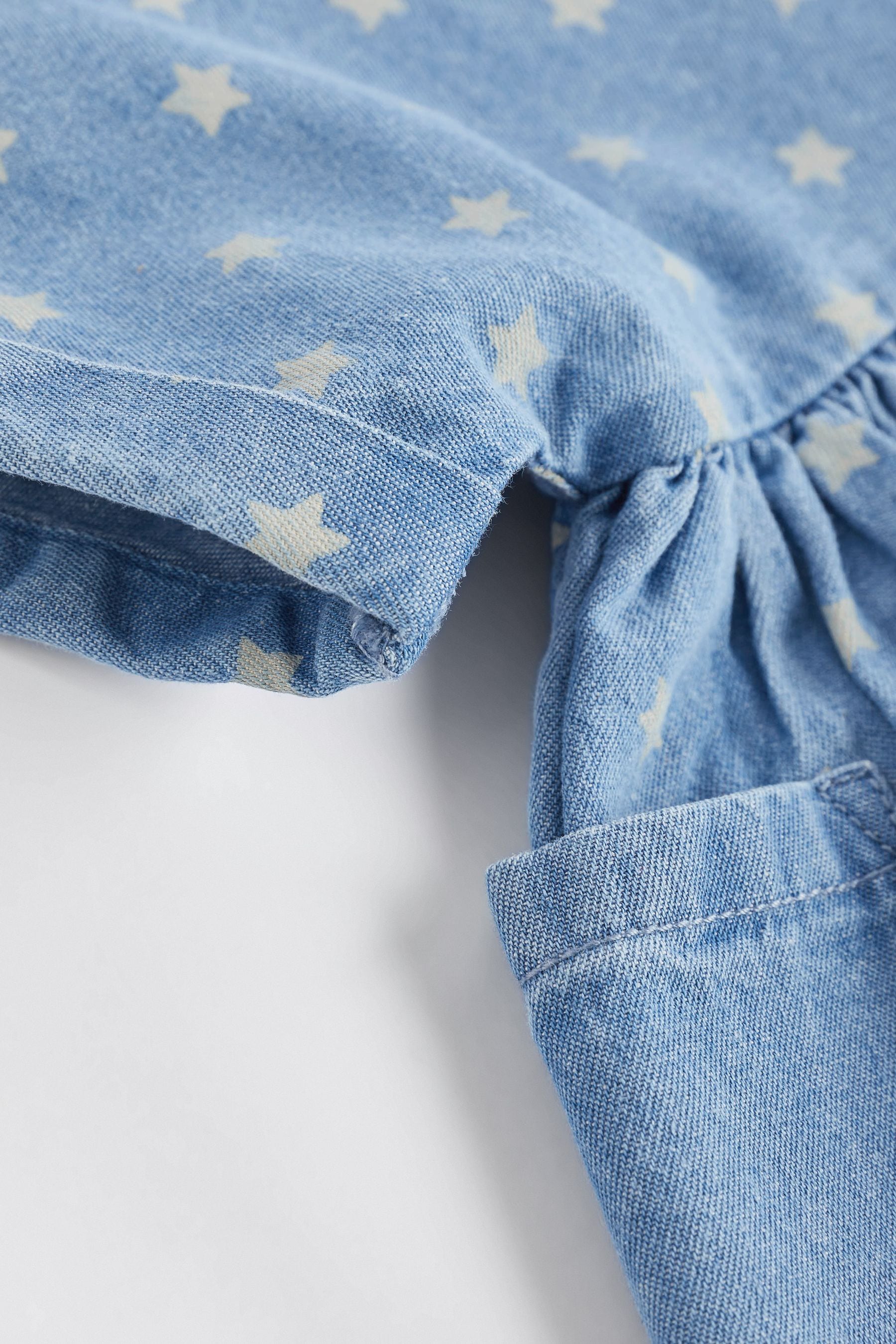 Blue Star Denim Baby Dress (0mths-2yrs)