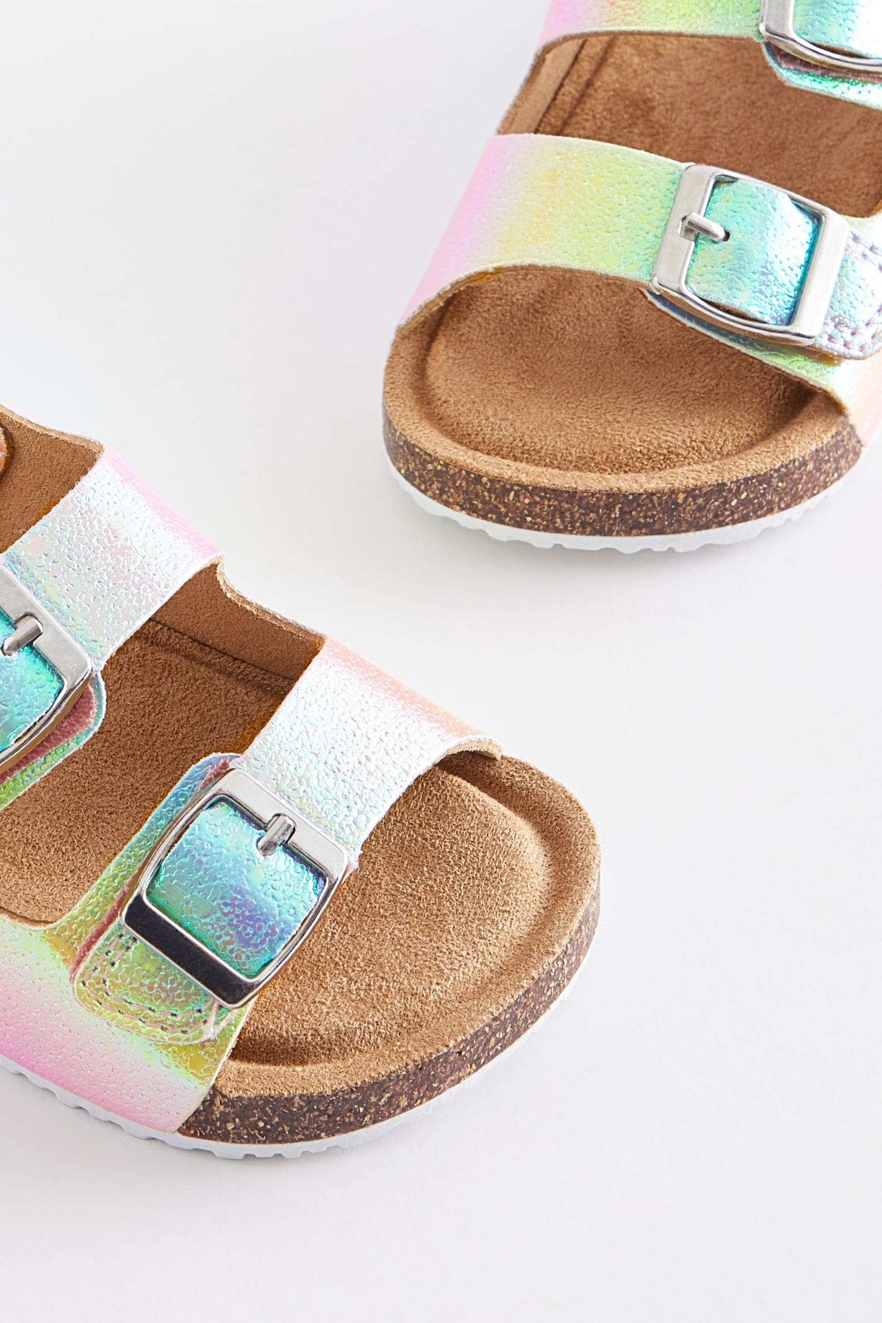 Multi Corkbed Two Strap Sandals