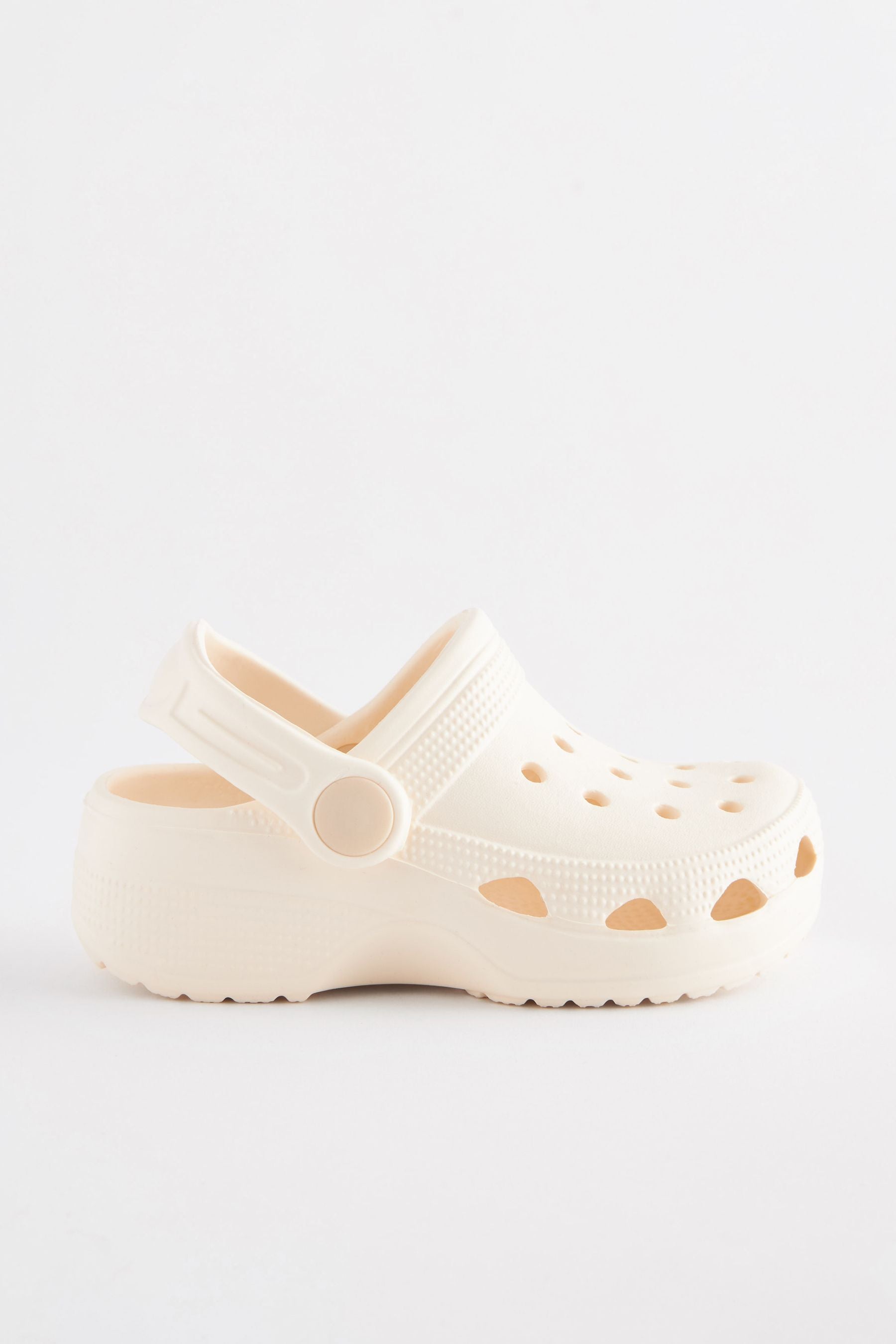 White Neutral Clogs