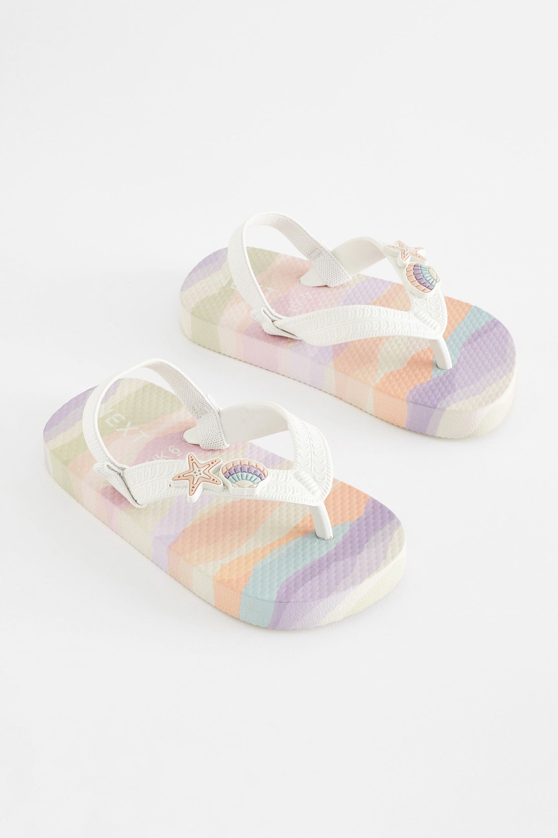 Multi Seashell Flip Flops