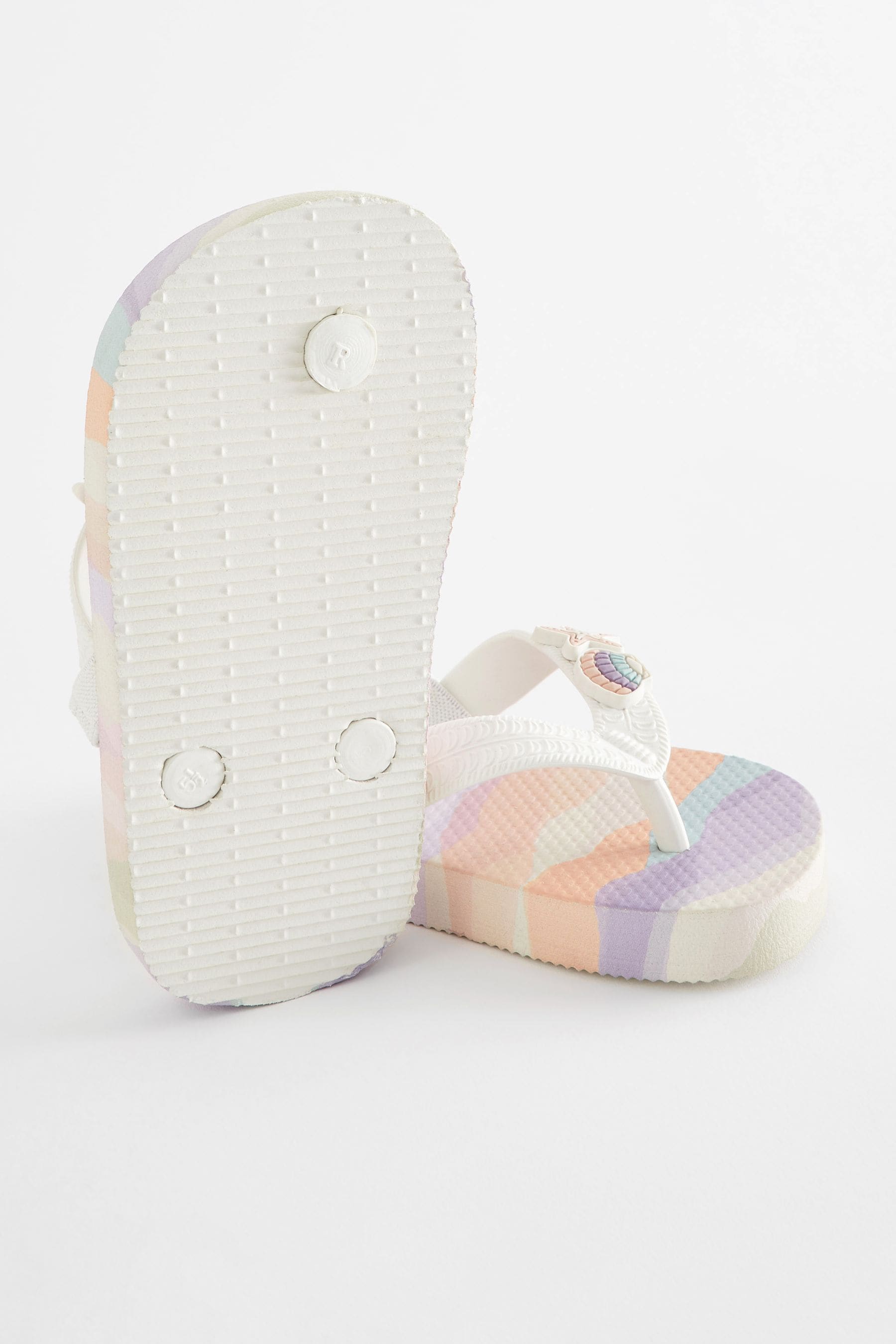 Multi Seashell Flip Flops