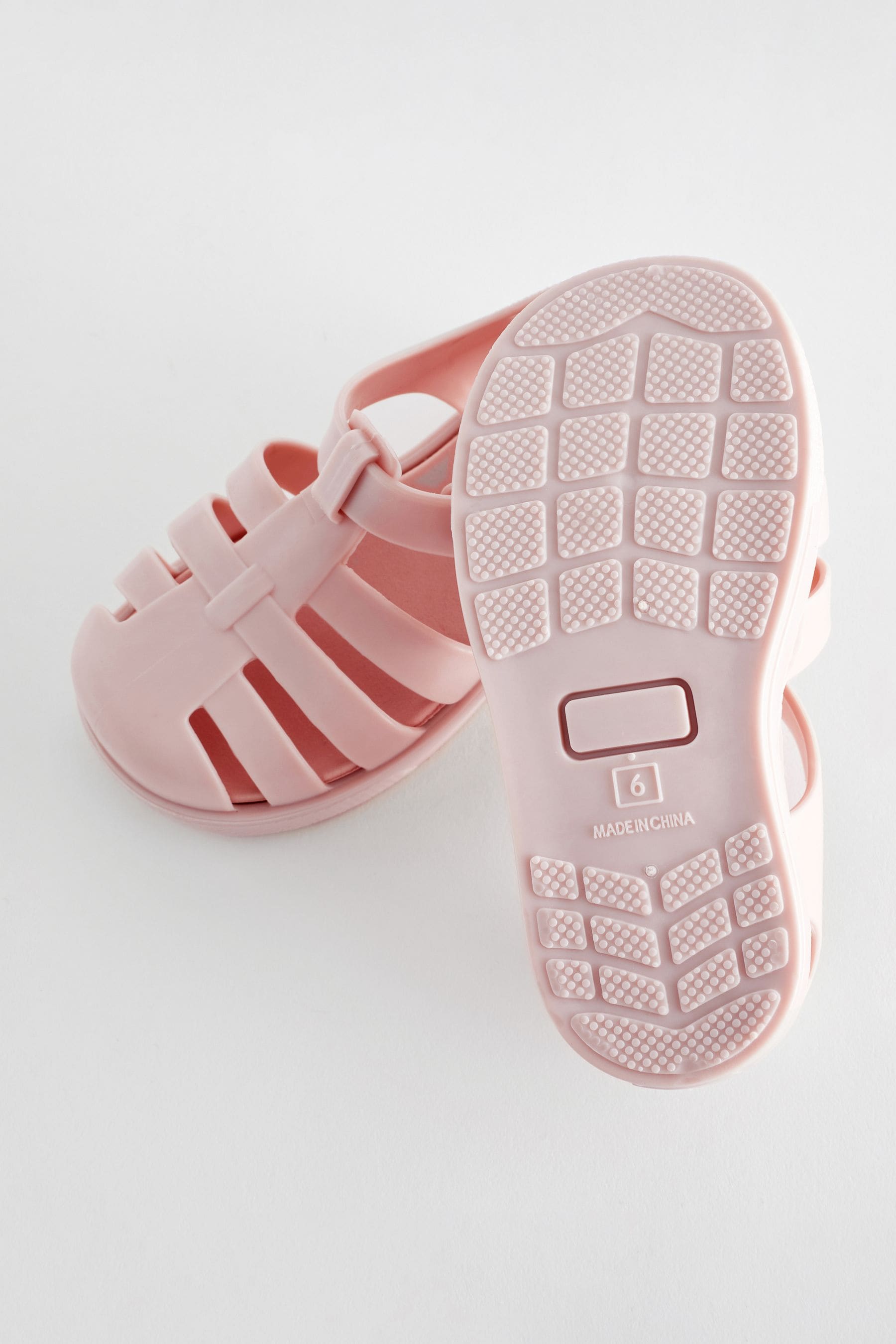 Pink Jelly Fisherman Sandals