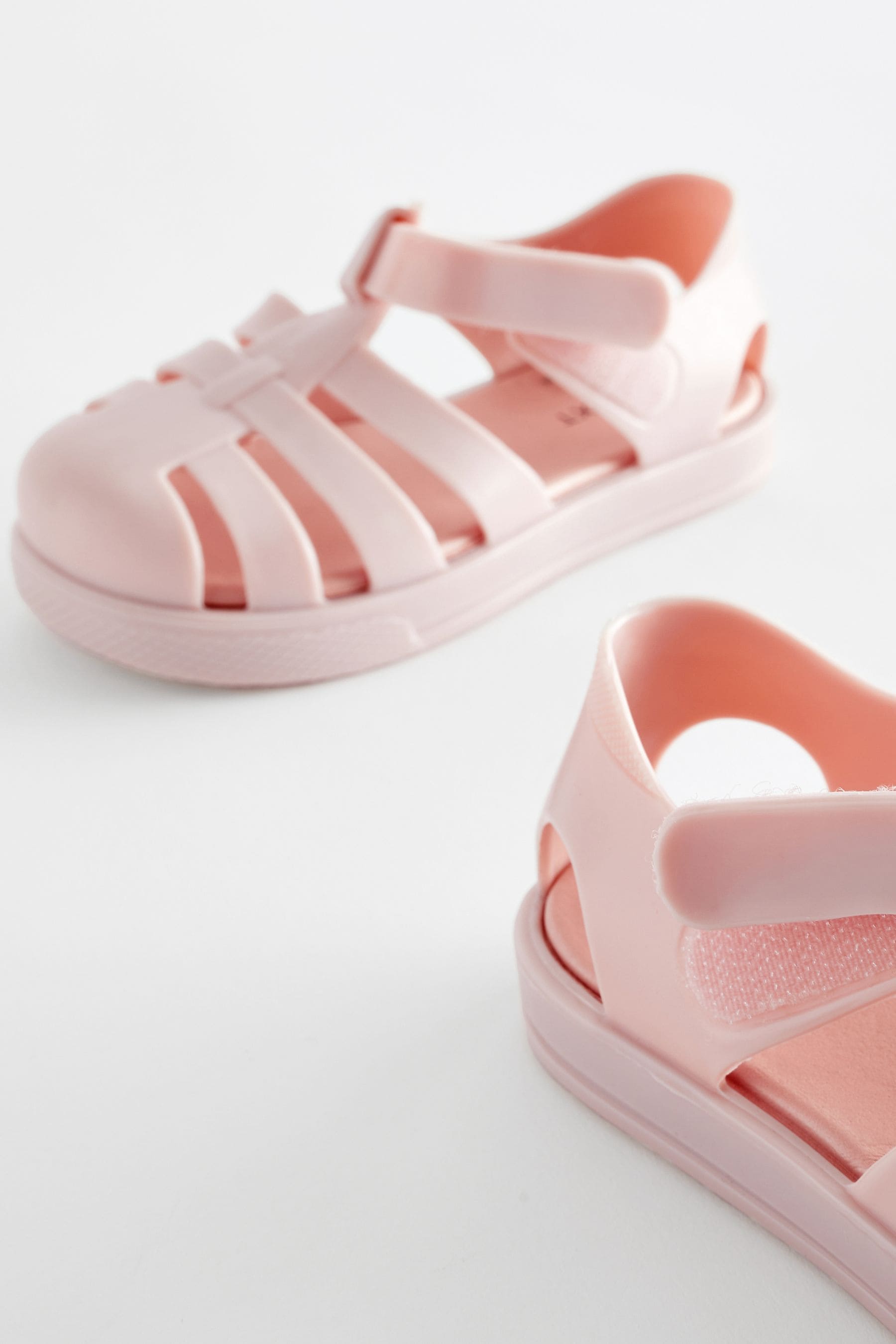 Pink Jelly Fisherman Sandals