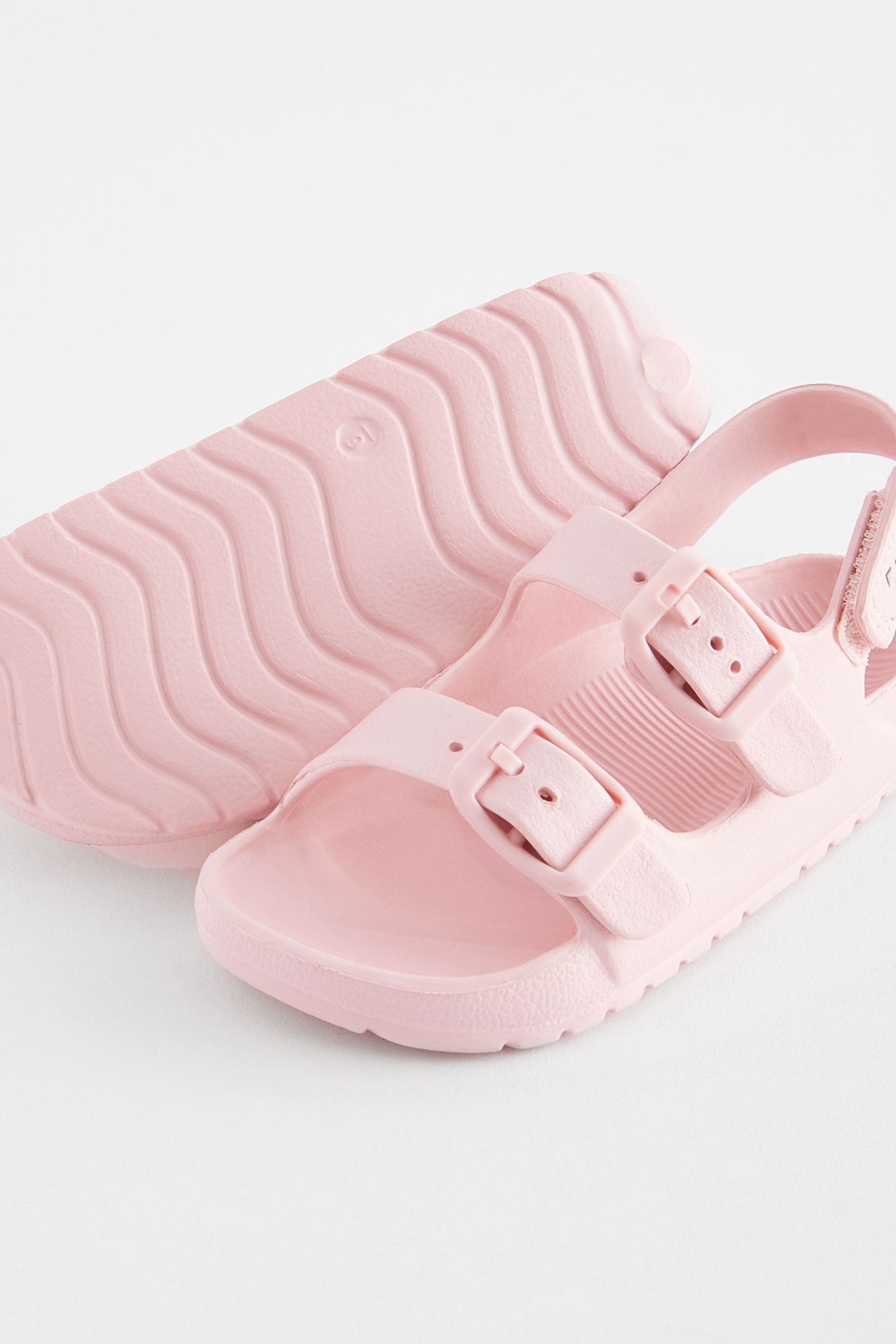 Pink Two Strap Sandals