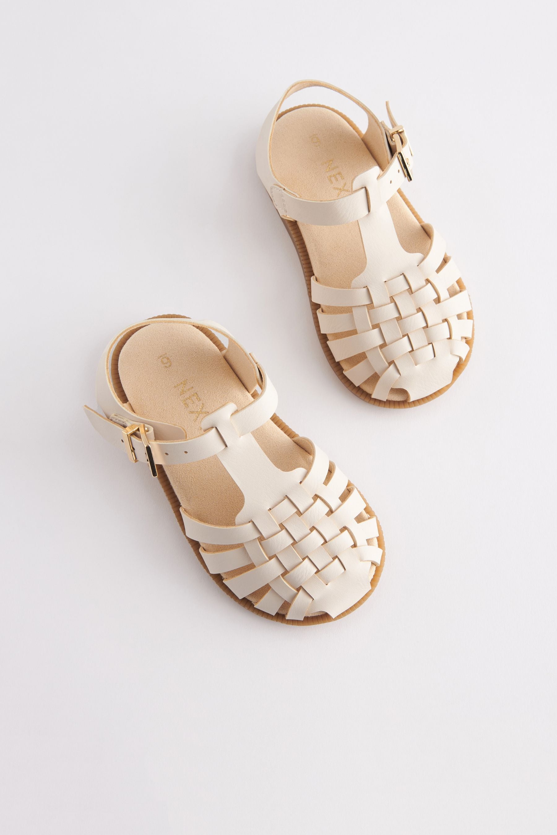 White Fisherman Sandals