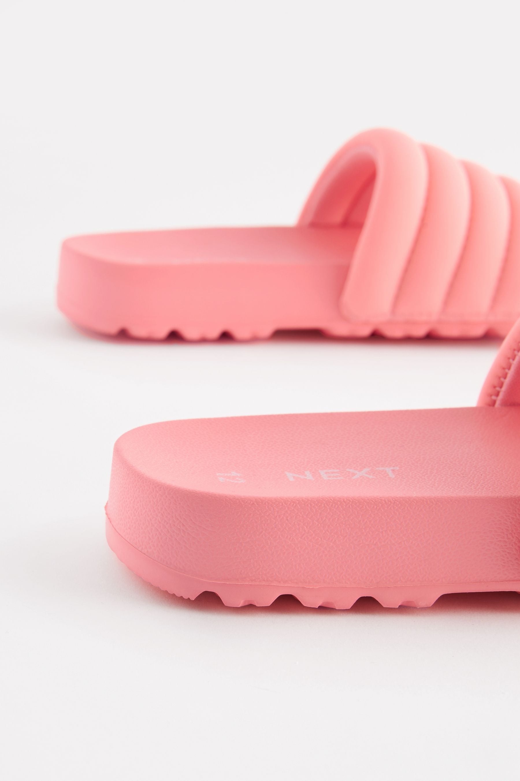 Pink Quilted Sliders