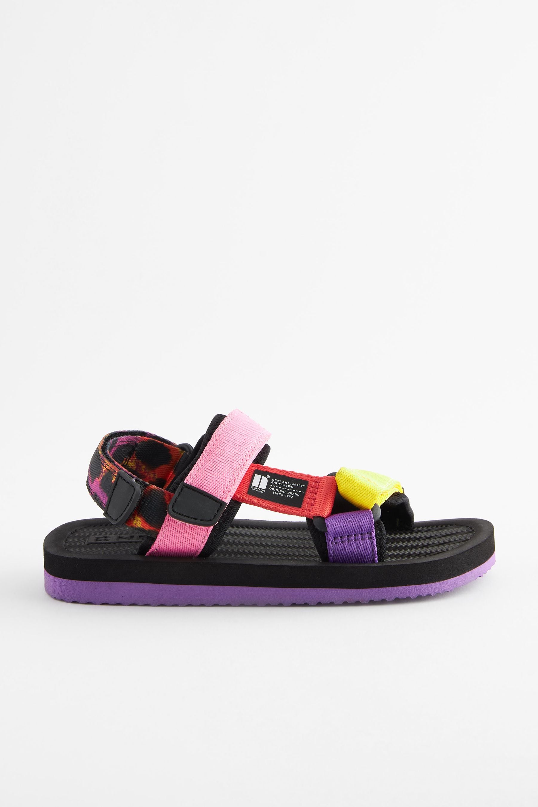 Bright Multicolour Trekker Sandals