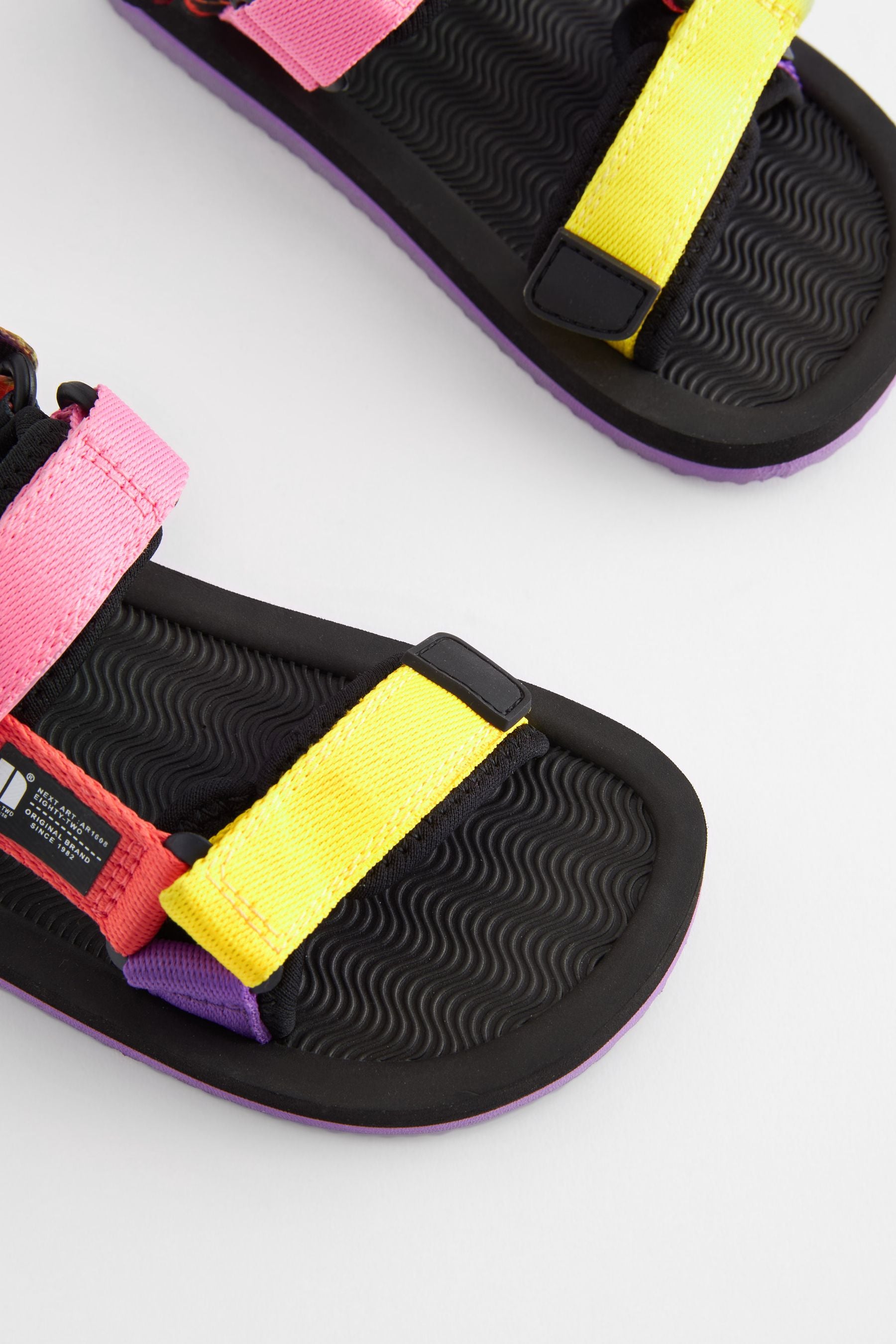 Bright Multicolour Trekker Sandals