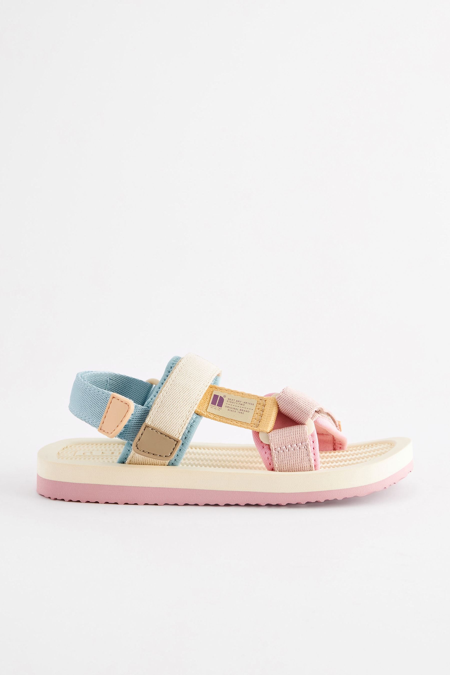 Neutral Pastel Mix Trekker Sandals