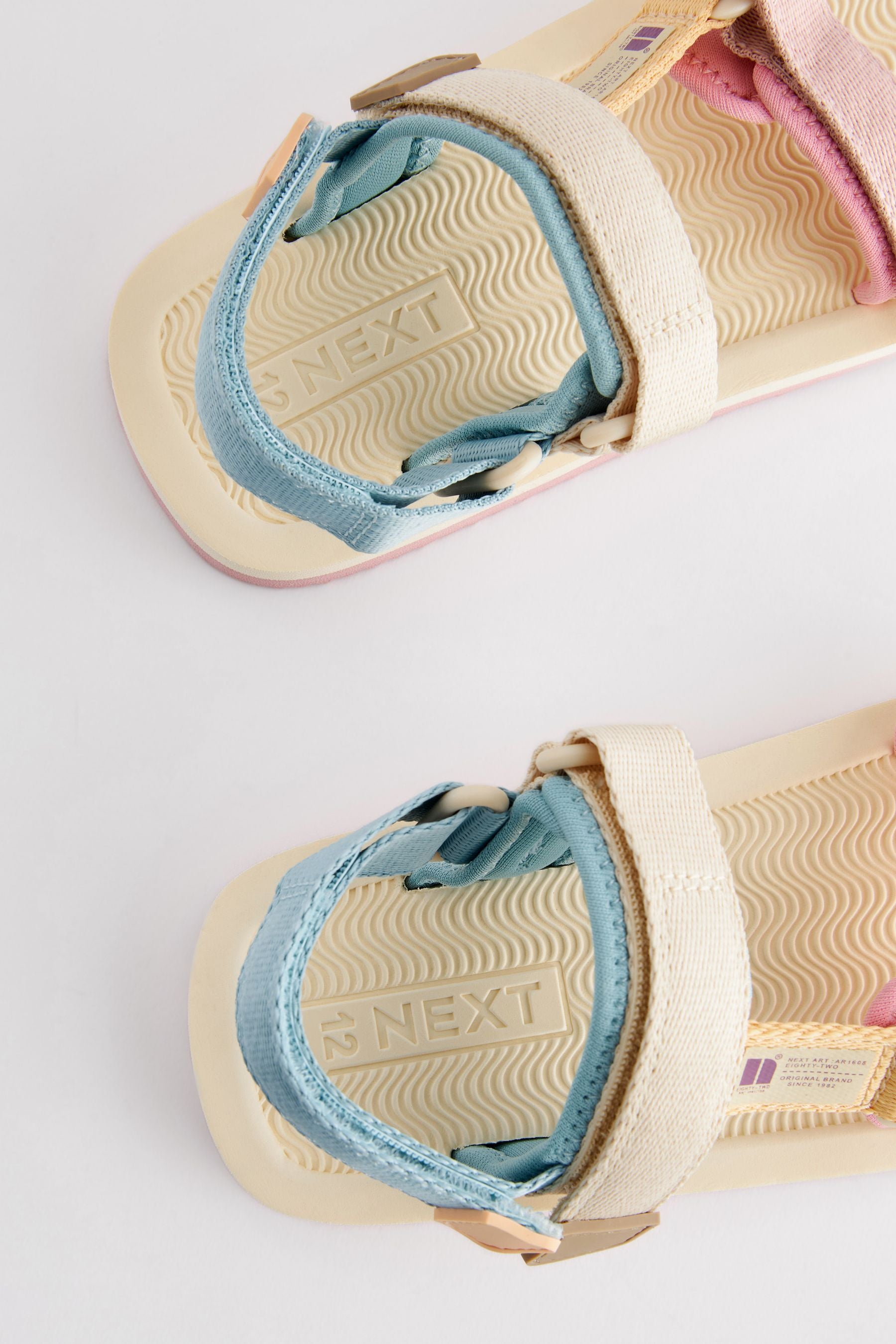 Neutral Pastel Mix Trekker Sandals