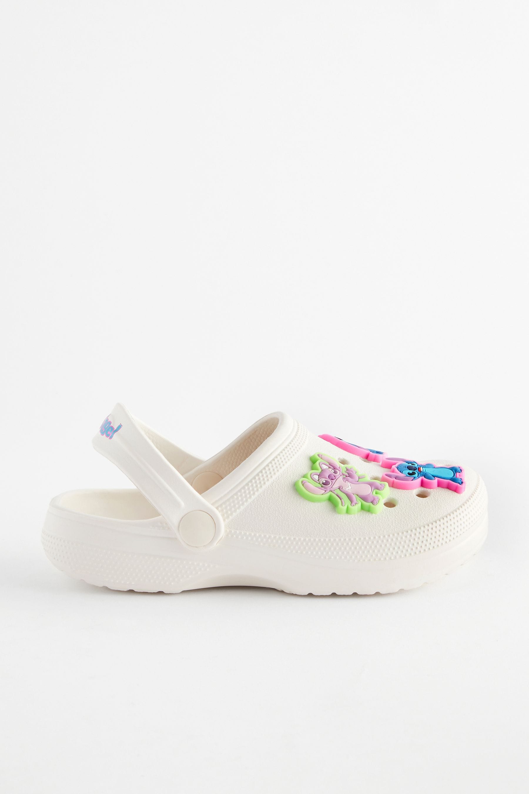 White Lilo & Stitch Clogs