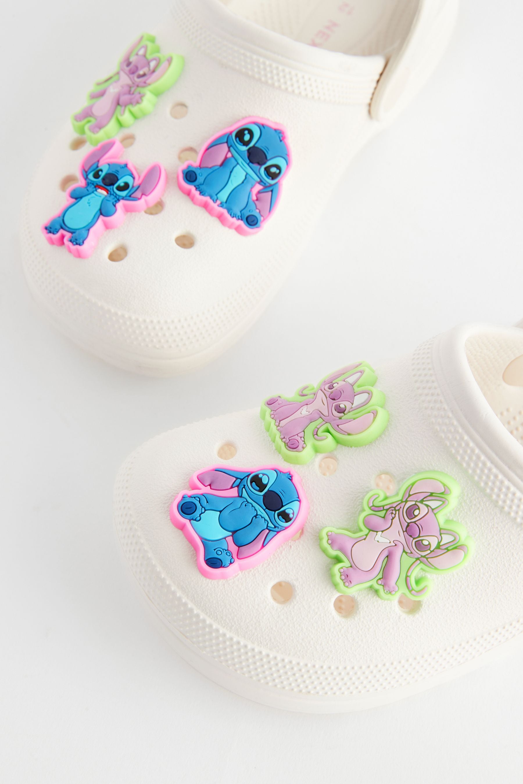 White Lilo & Stitch Clogs