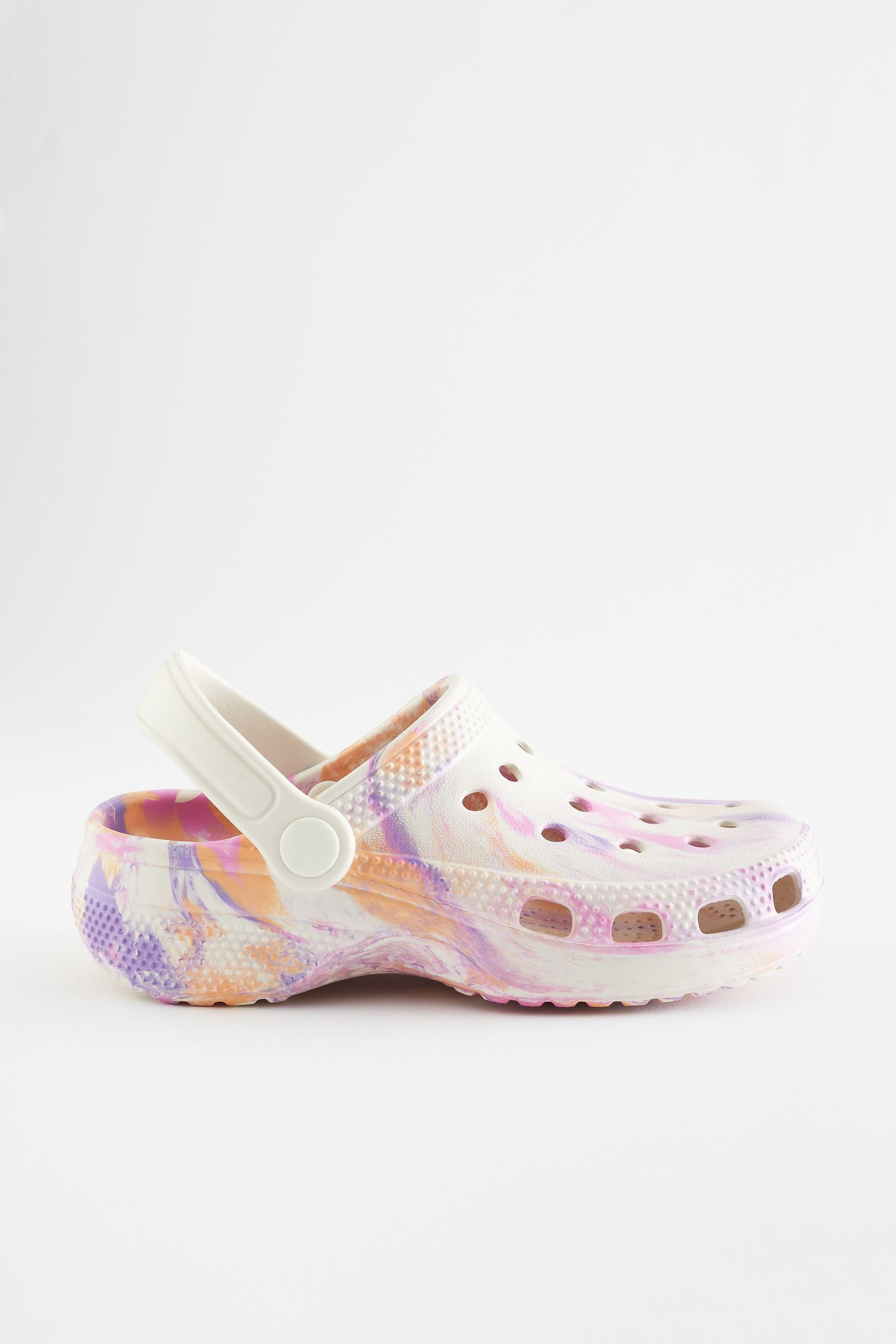 Purple Marble Clogs